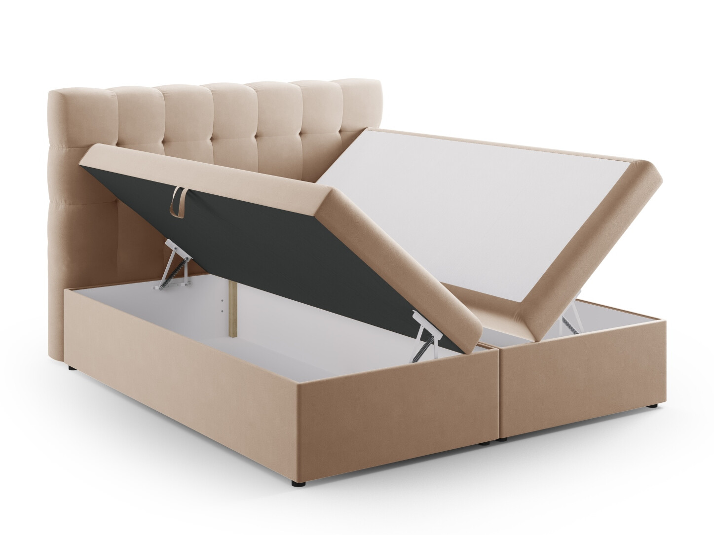Boxspring postelja Calelbe 121 (Bluvel 28)