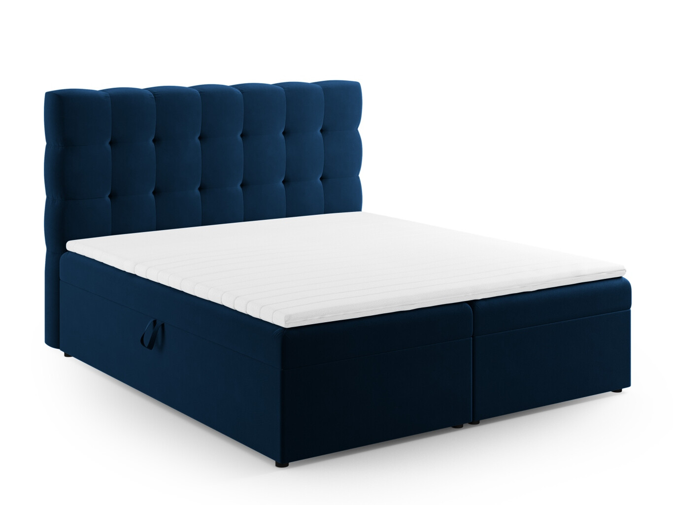 Boxspring postelja Calelbe 121 (Bluvel 86)