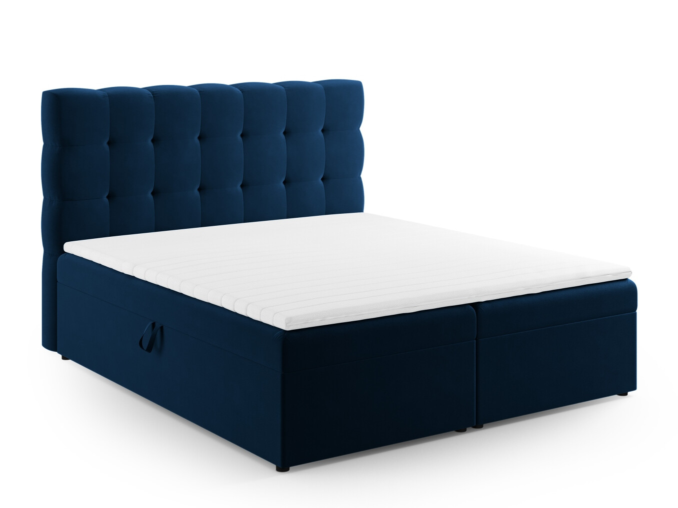 Boxspring postelja Calelbe 121 (Bluvel 86)