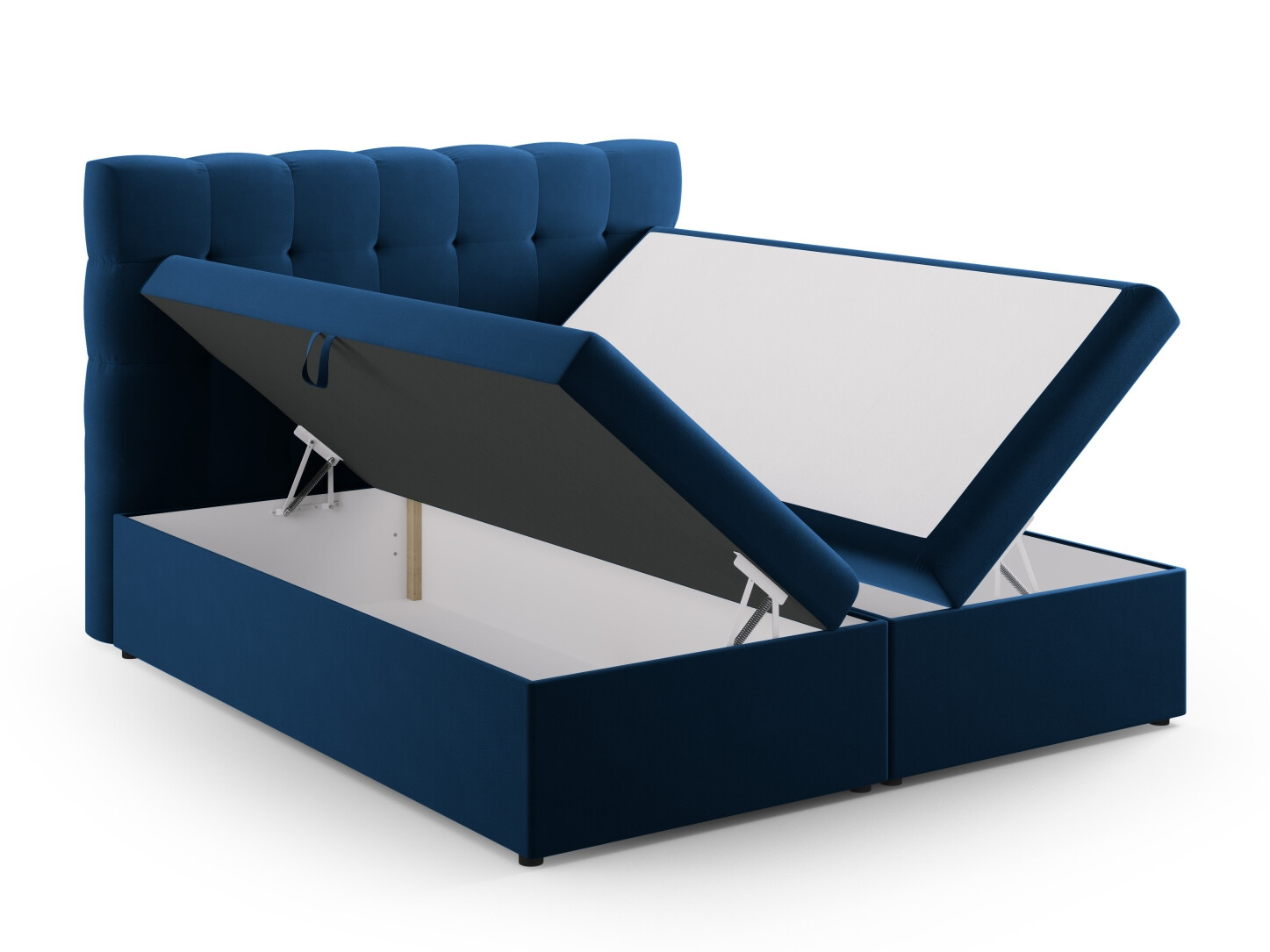 Boxspring postelja Calelbe 121 (Bluvel 86)