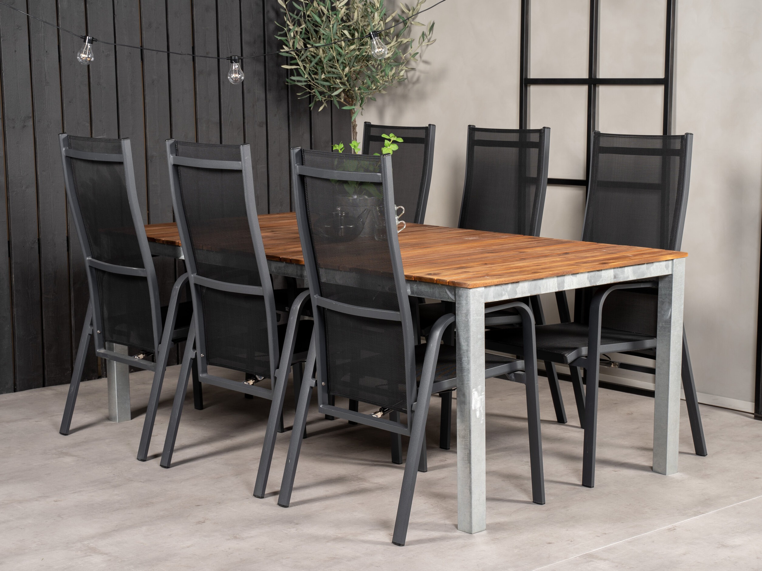 Komplet mize in stolov Dallas 5319