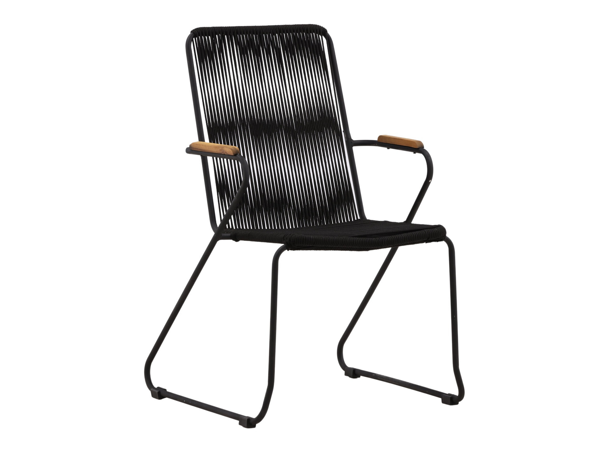 Komplet mize in stolov Dallas 5320 (Črna)