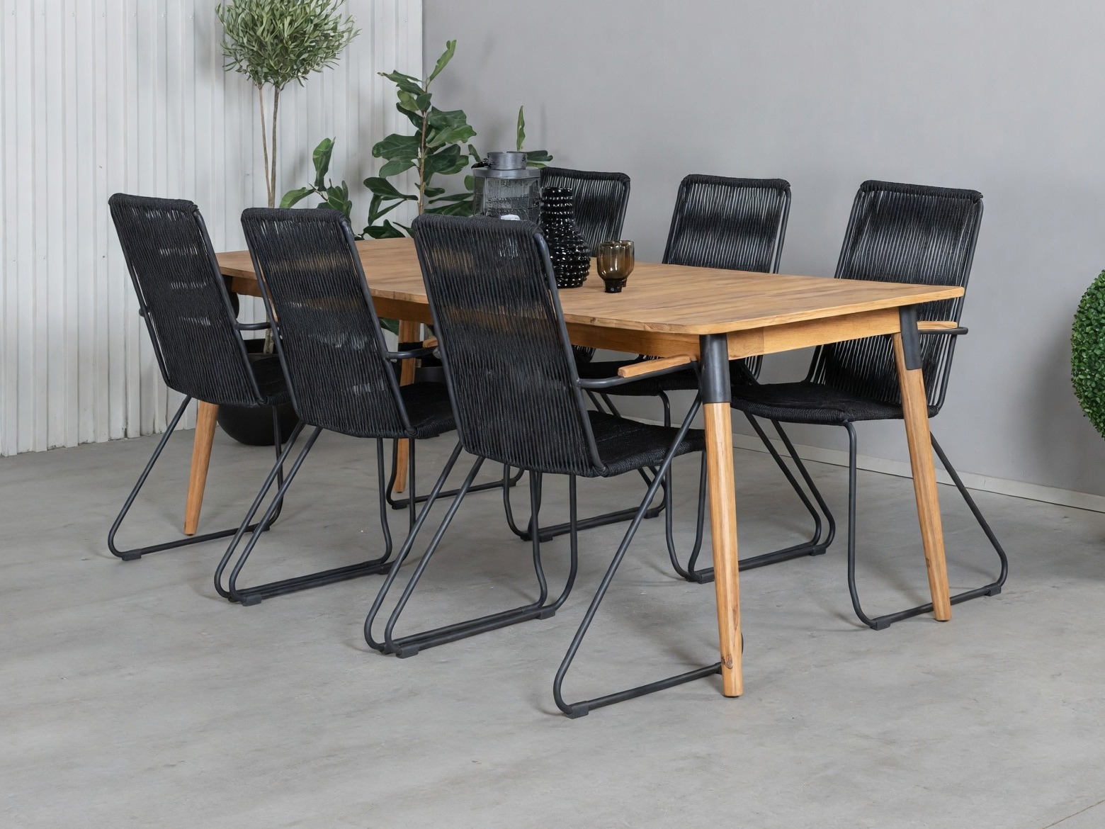 Komplet mize in stolov Dallas 5321