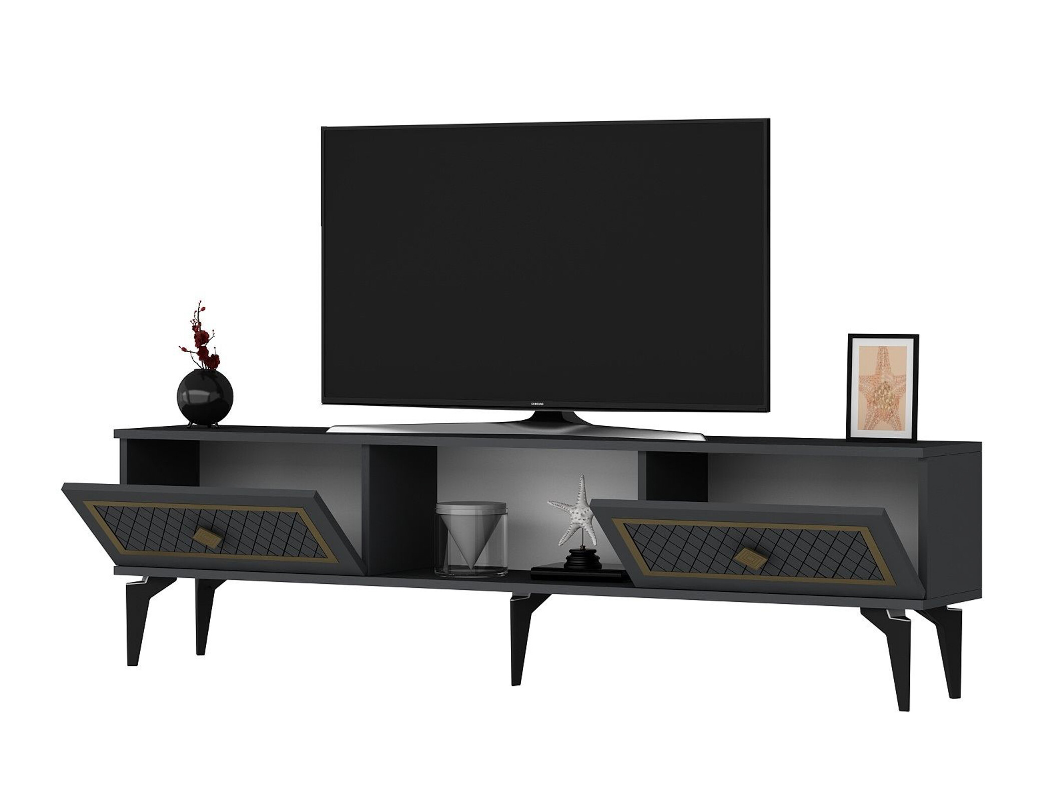 TV-omarica Asheboro 204 (Antracit)