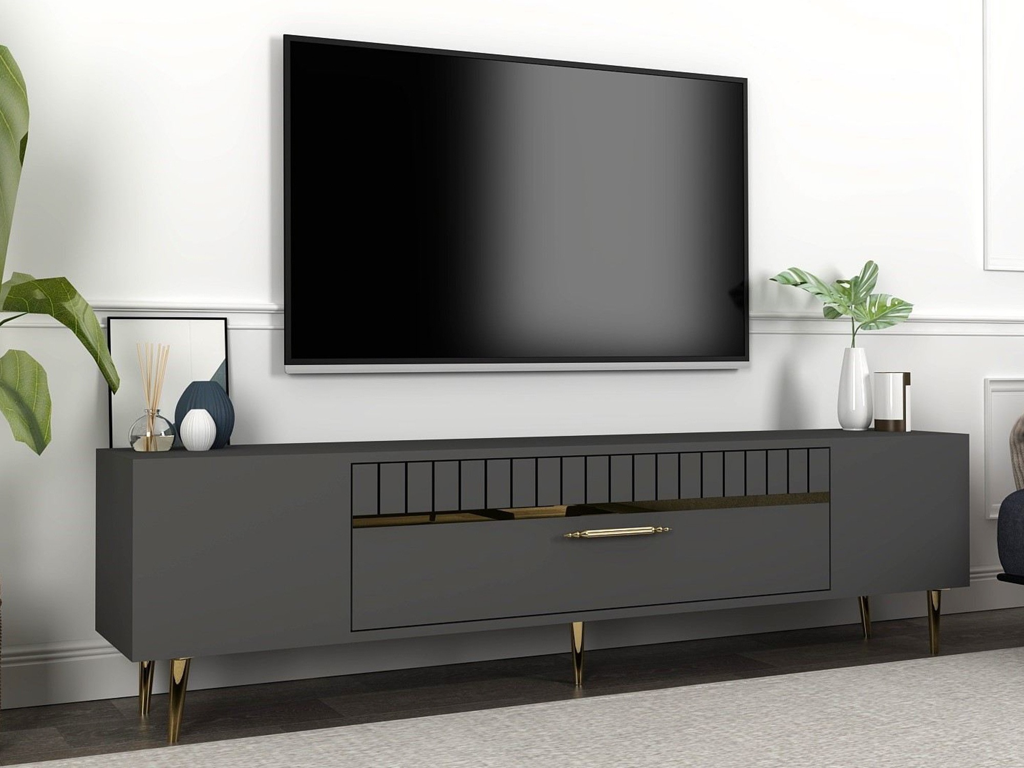 TV-omarica Asheboro 206 (Antracit)