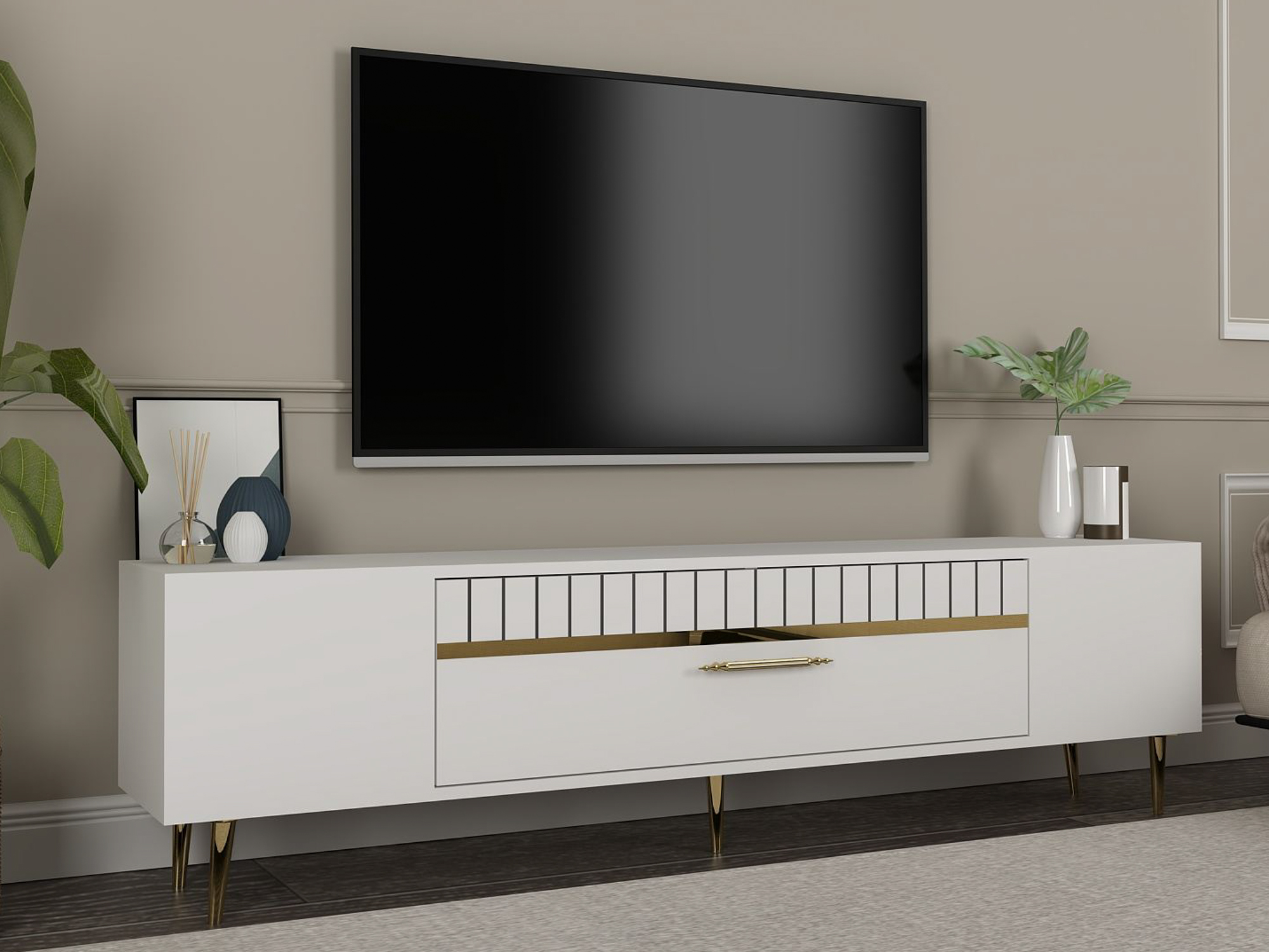 TV-omarica Asheboro 206 (Bela)