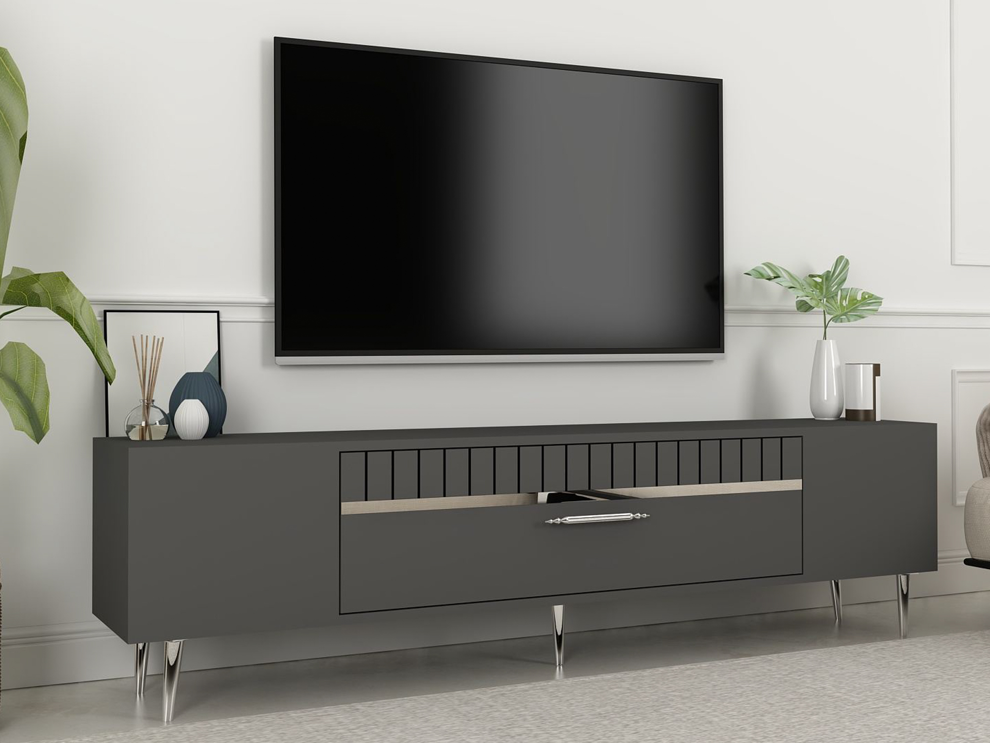 TV-omarica Asheboro 206 (Antracit)