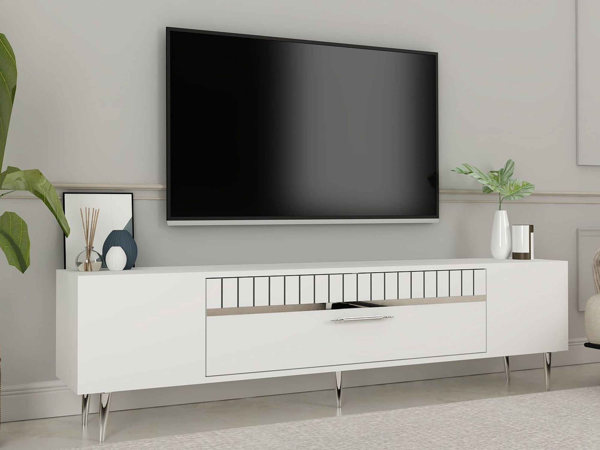 TV-omarica Asheboro 206 (Bela)