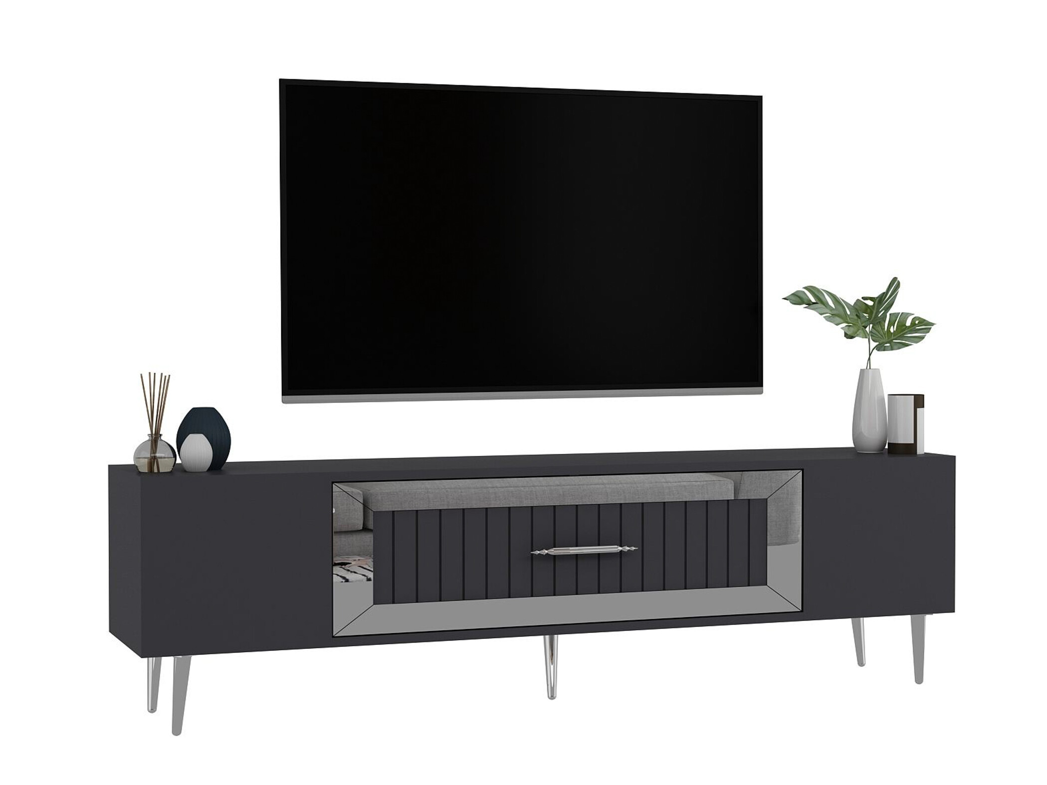 TV-omarica Asheboro 208 (Antracit)