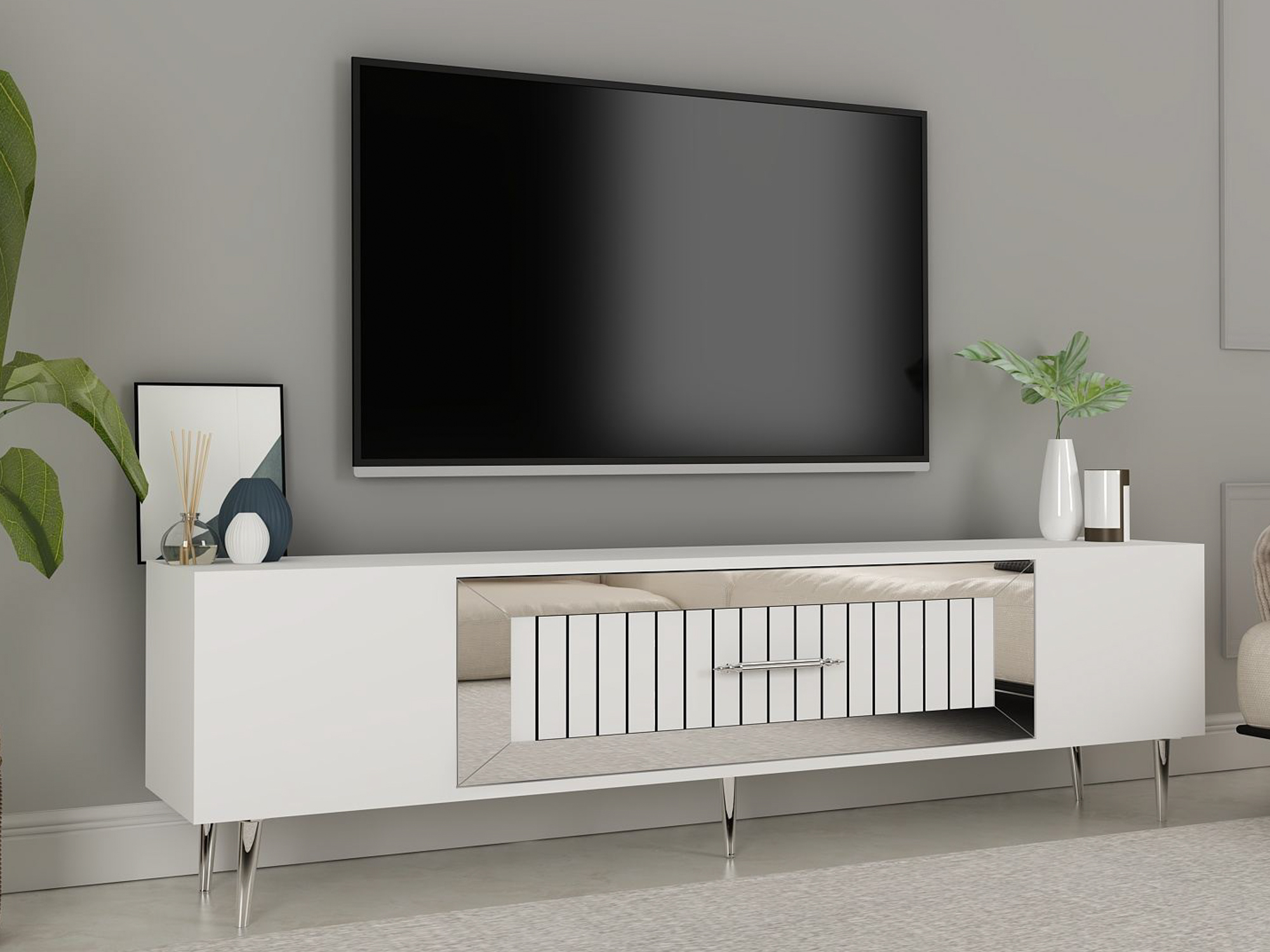 TV-omarica Asheboro 208 (Bela)