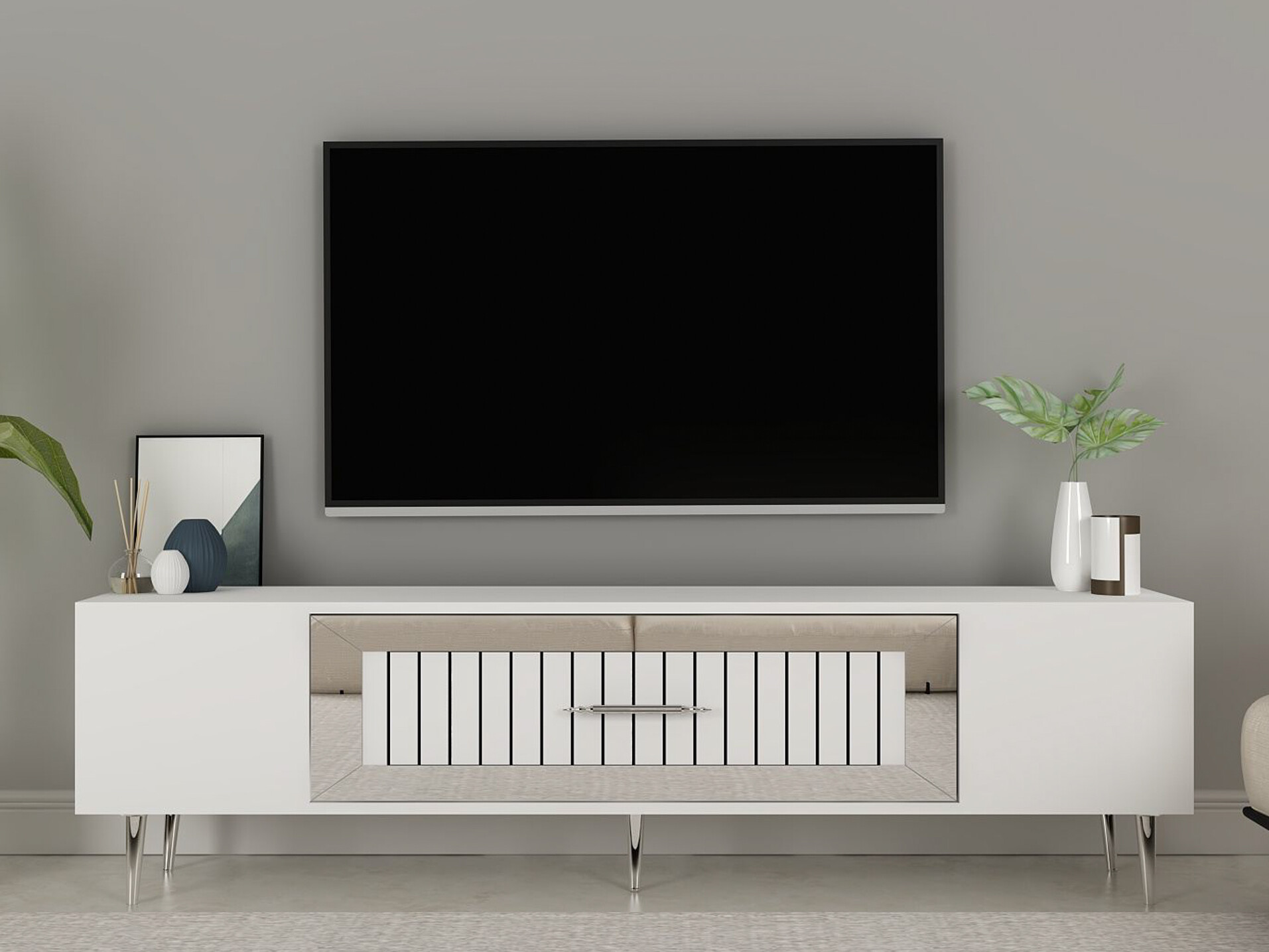 TV-omarica Asheboro 208 (Bela)