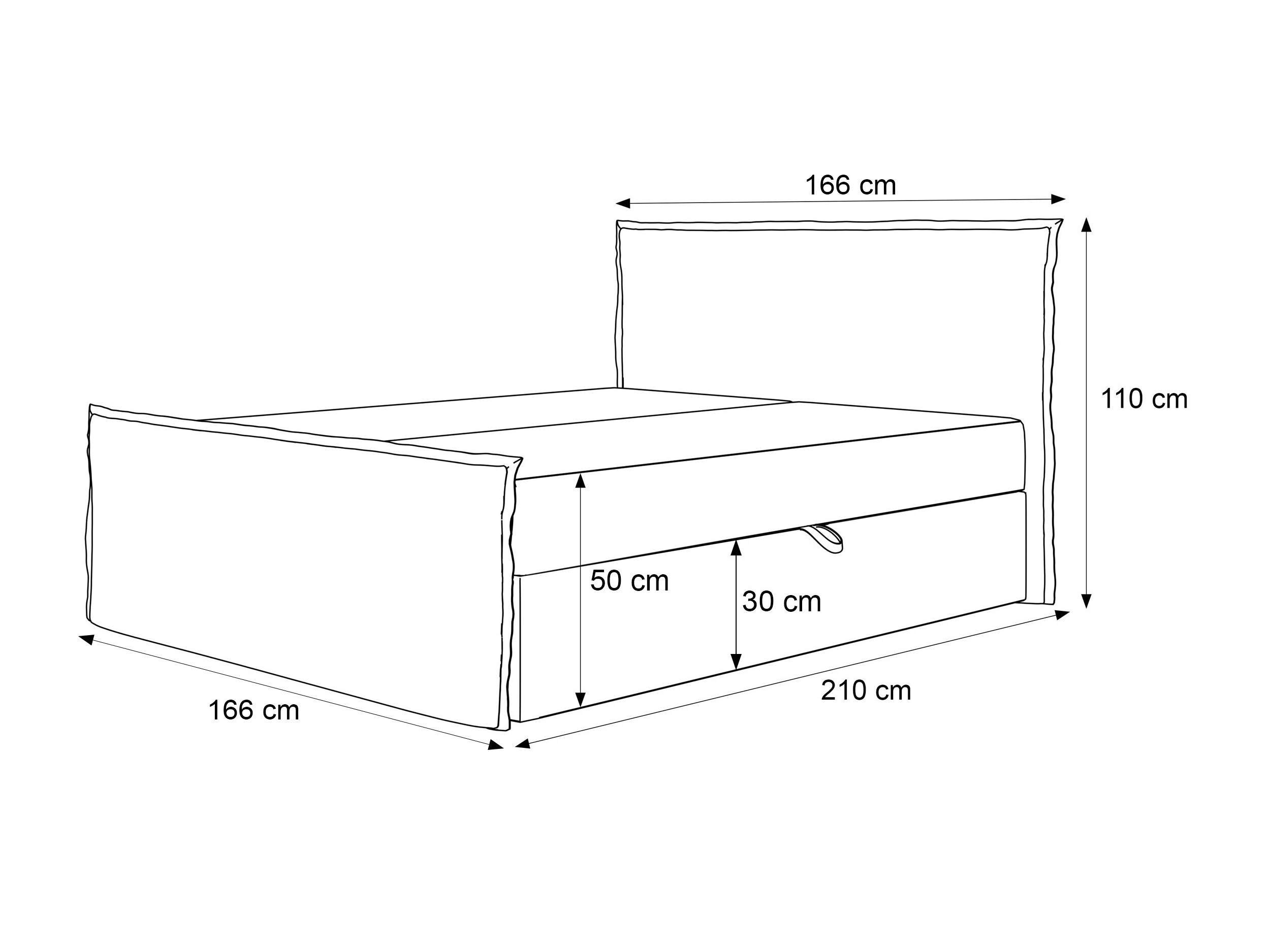 Boxspring postelja Martinez 122 (Puente 03)