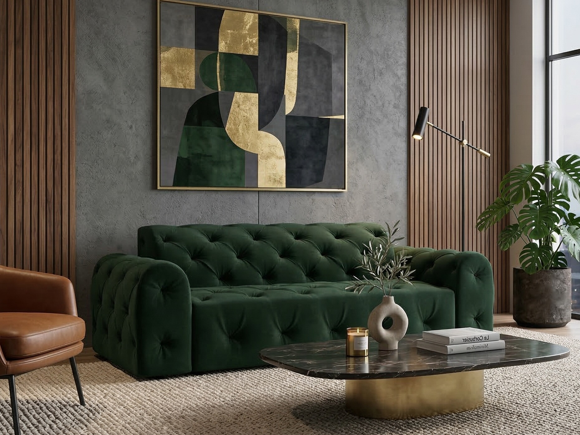 Kavč chesterfield Calexico 132 (Riviera 38)