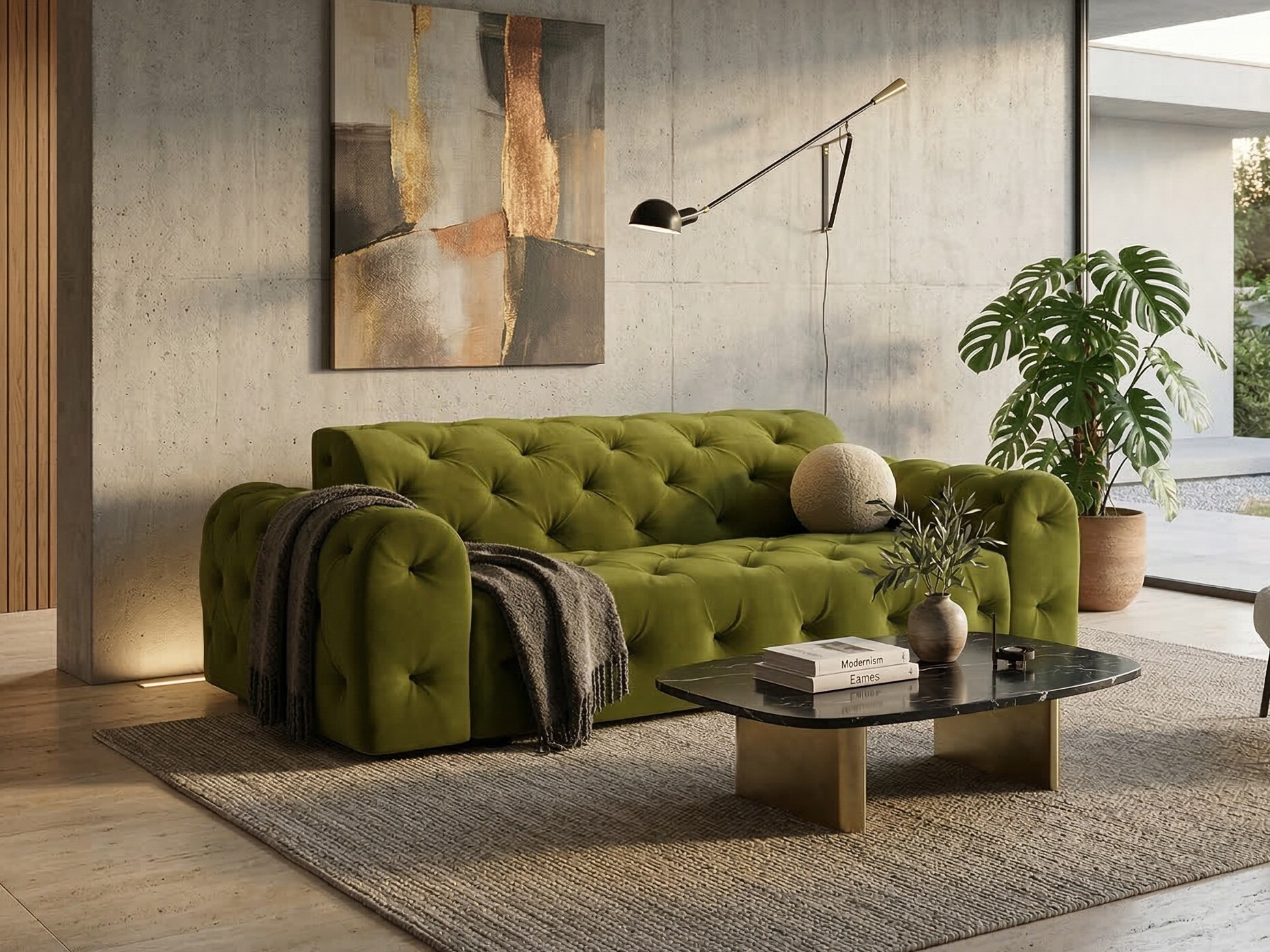 Kavč chesterfield Calexico 133 (Riviera 36)