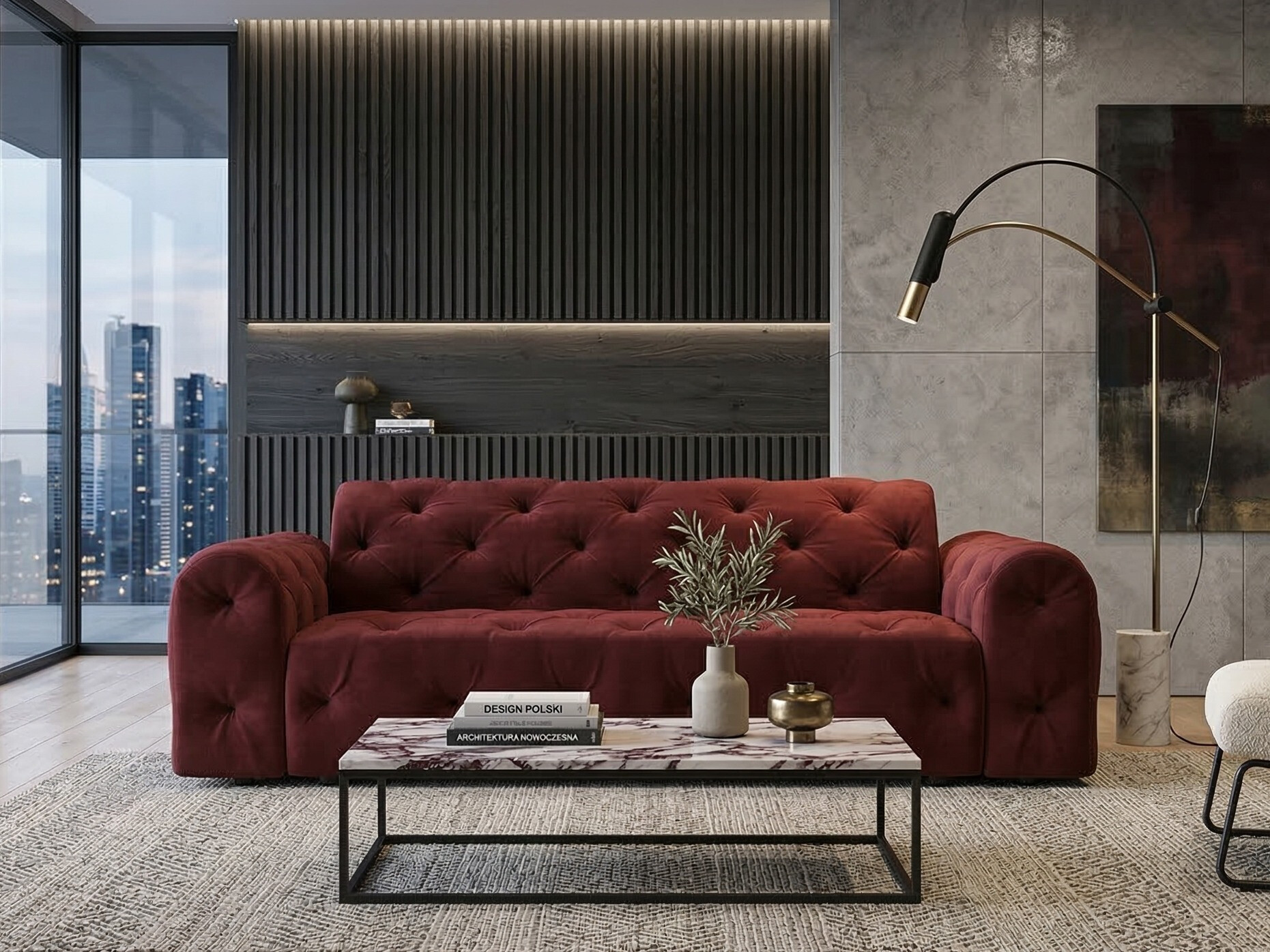 Kavč chesterfield Calexico 133 (Riviera 59)