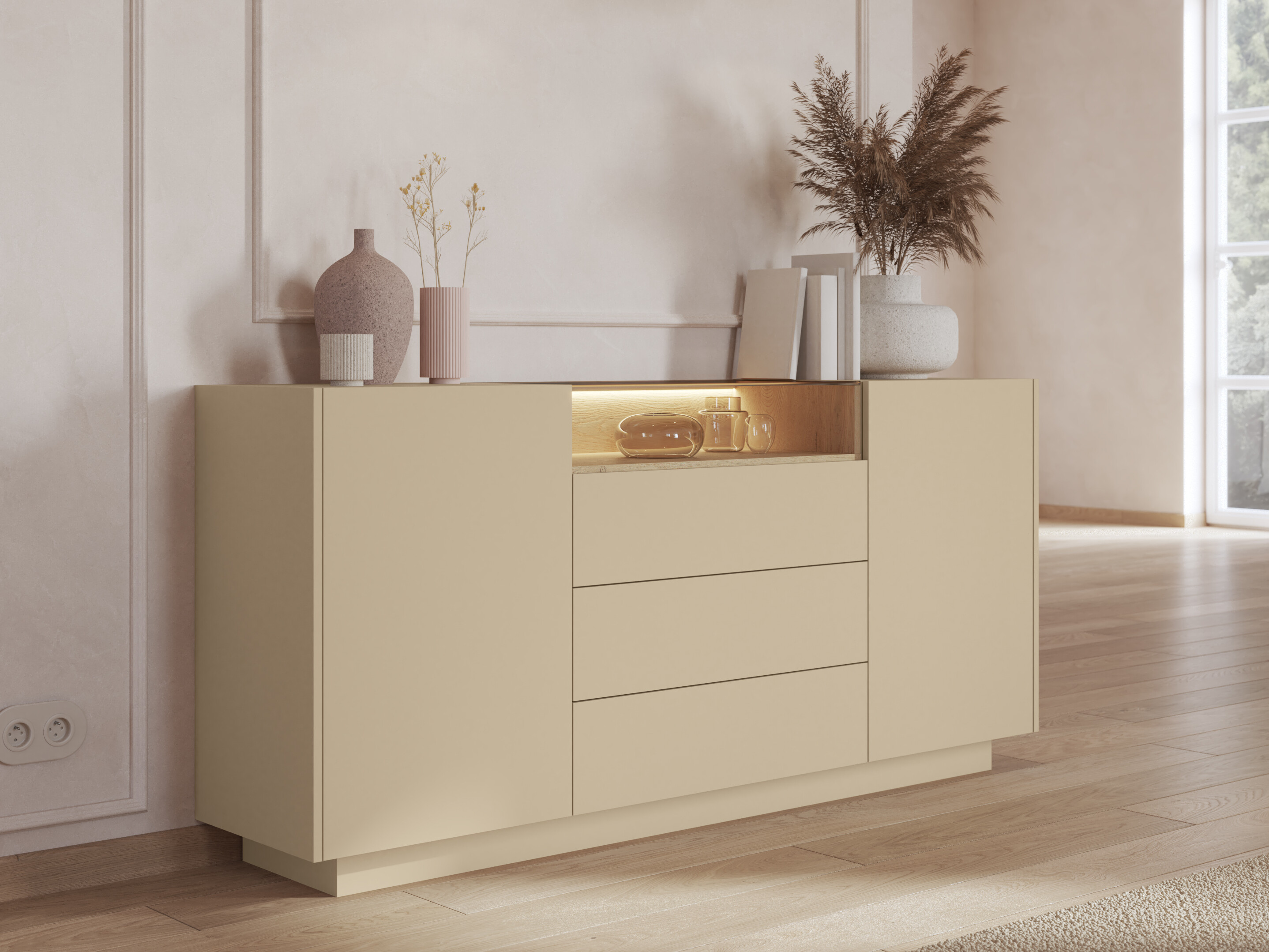 Komoda Salmeli 100 (Cappuccino)