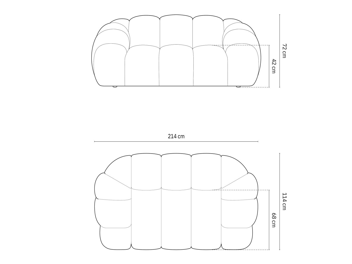 Kavč Cirnolu 100 (Bubble 10)