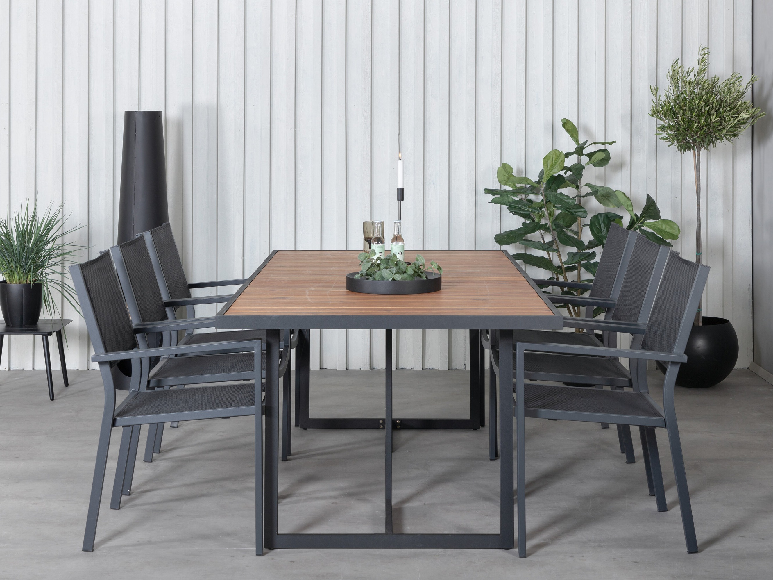 Komplet mize in stolov Dallas 5324