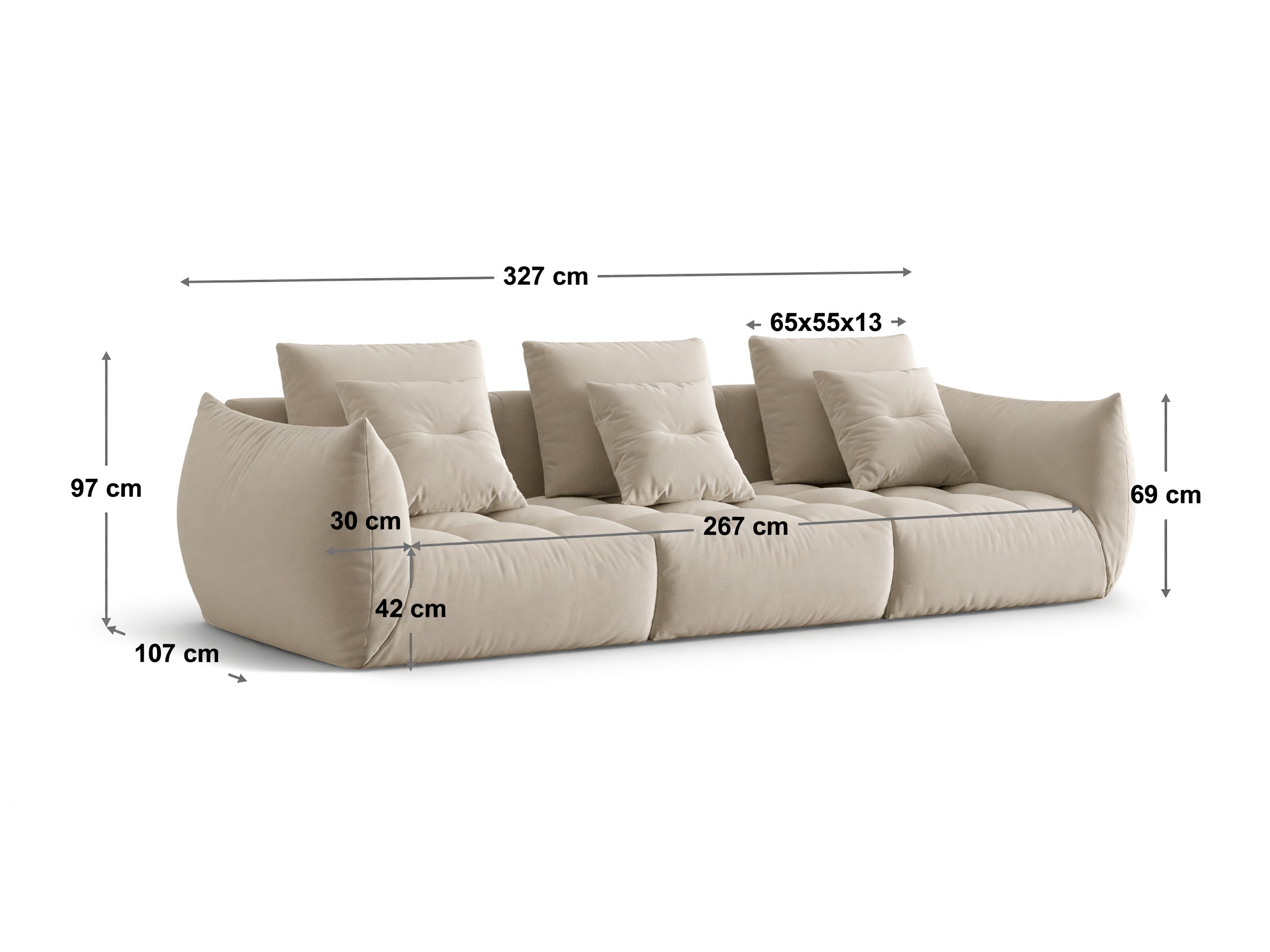 Modularni kavč Benorli 101 (Wind 84)