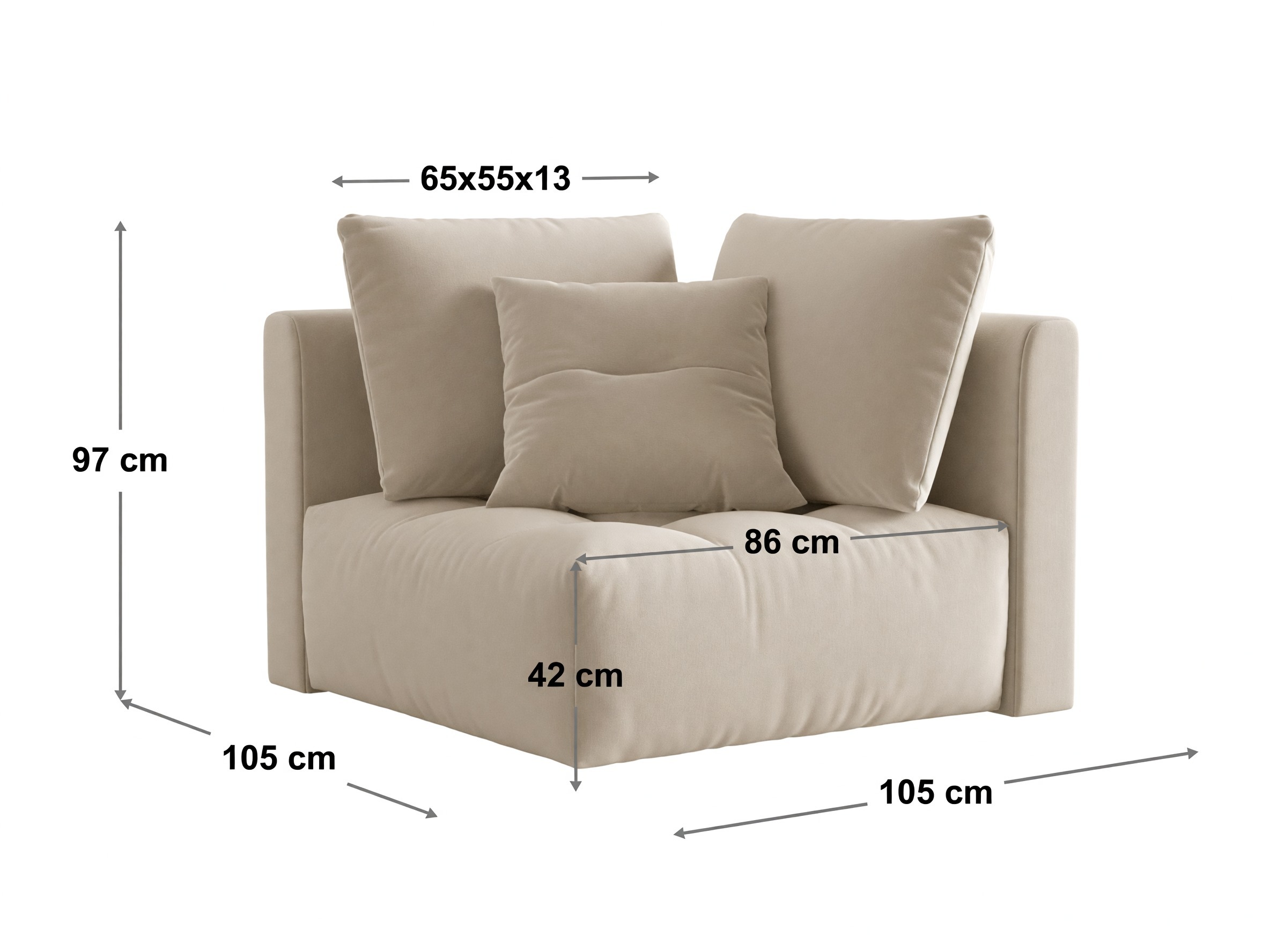 Modularni sedežni element Benorli 107 (Wind 05)
