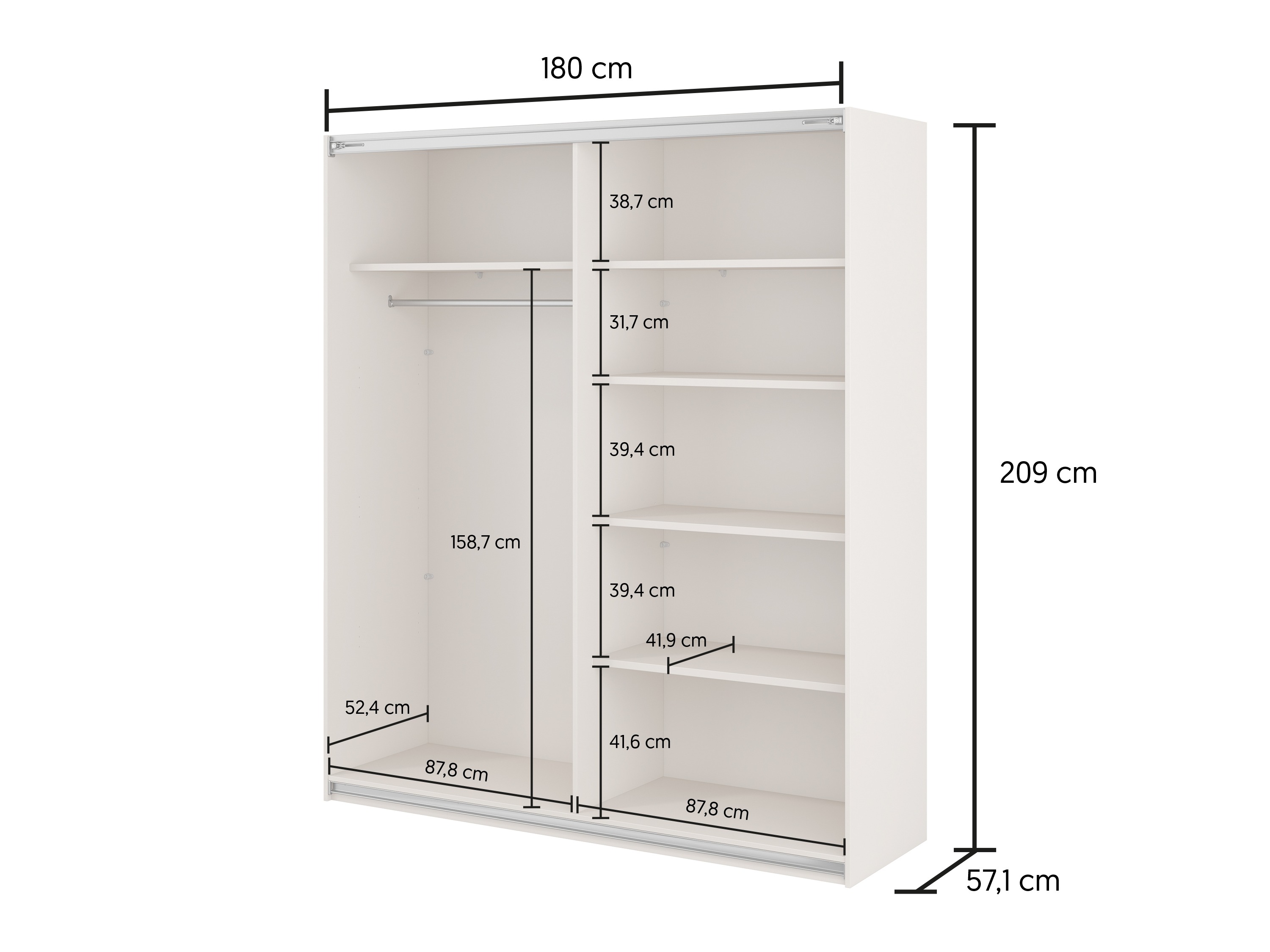Garderobna omara Melvele 126