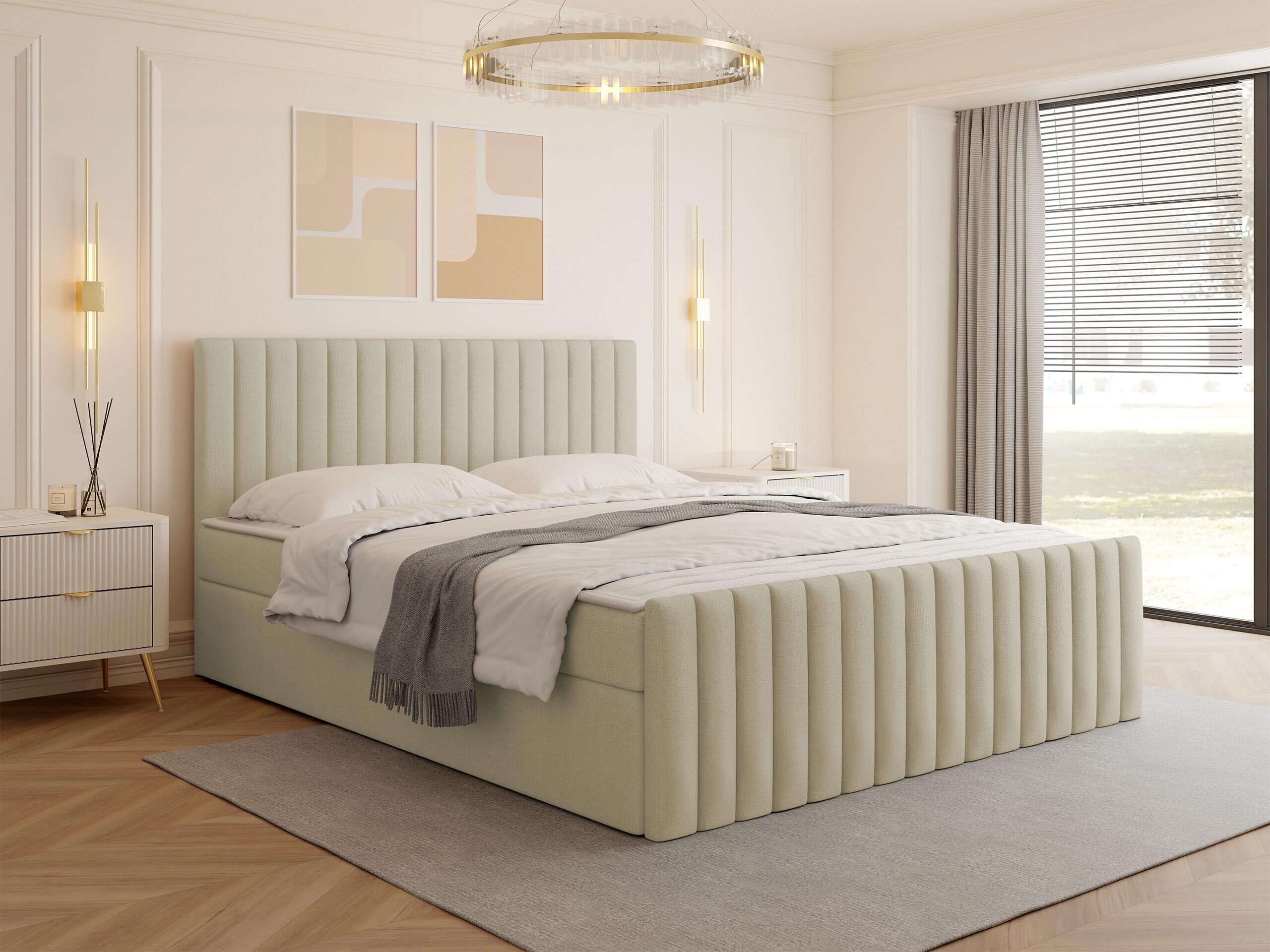 Boxspring postelja Comfivo Apis II (Polo 872)