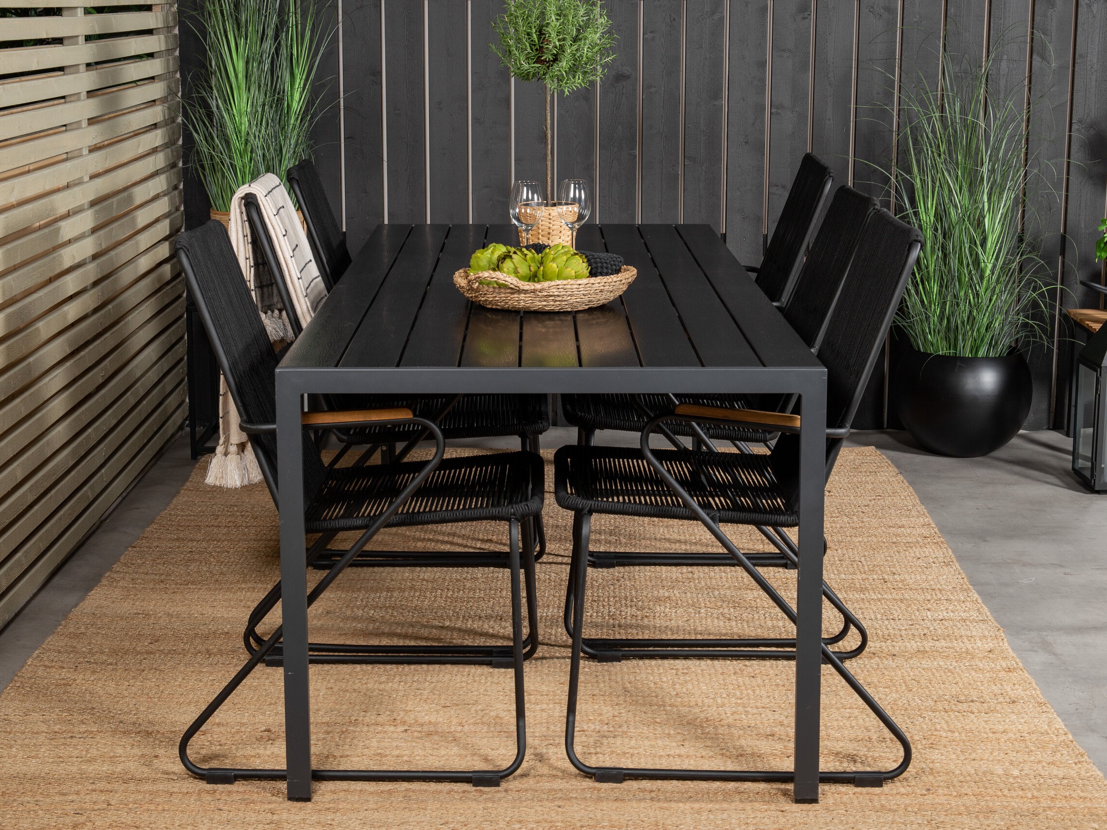 Komplet mize in stolov Dallas 5333