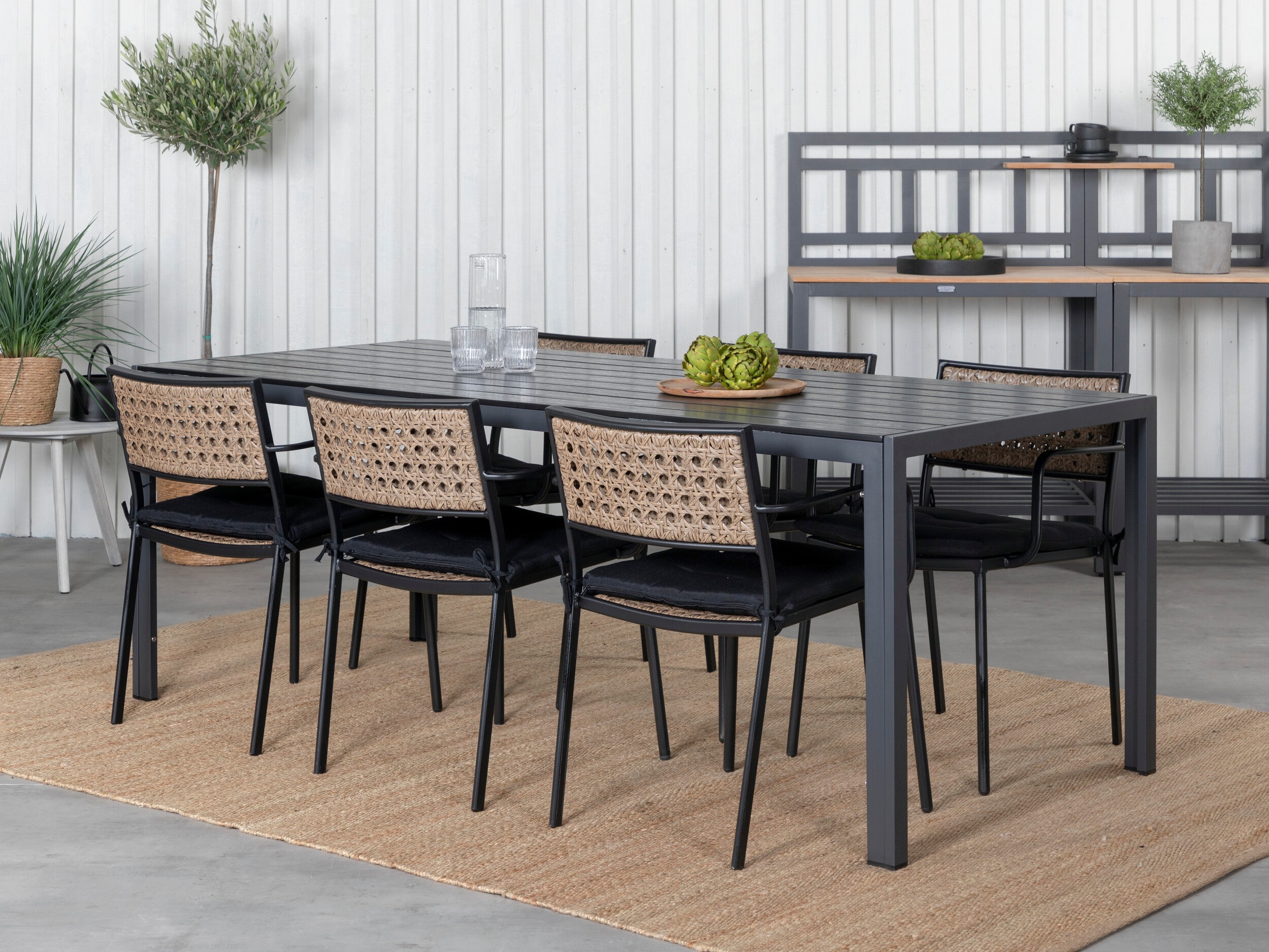 Komplet mize in stolov Dallas 5335
