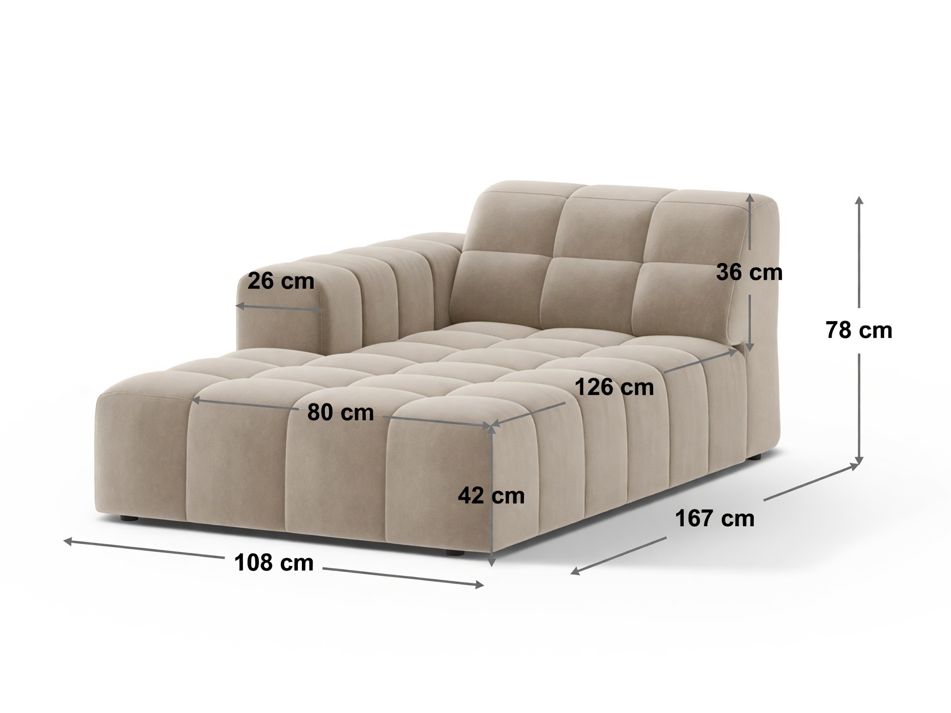 Modularni sedežni element Somelo 114 (Venus 2940)