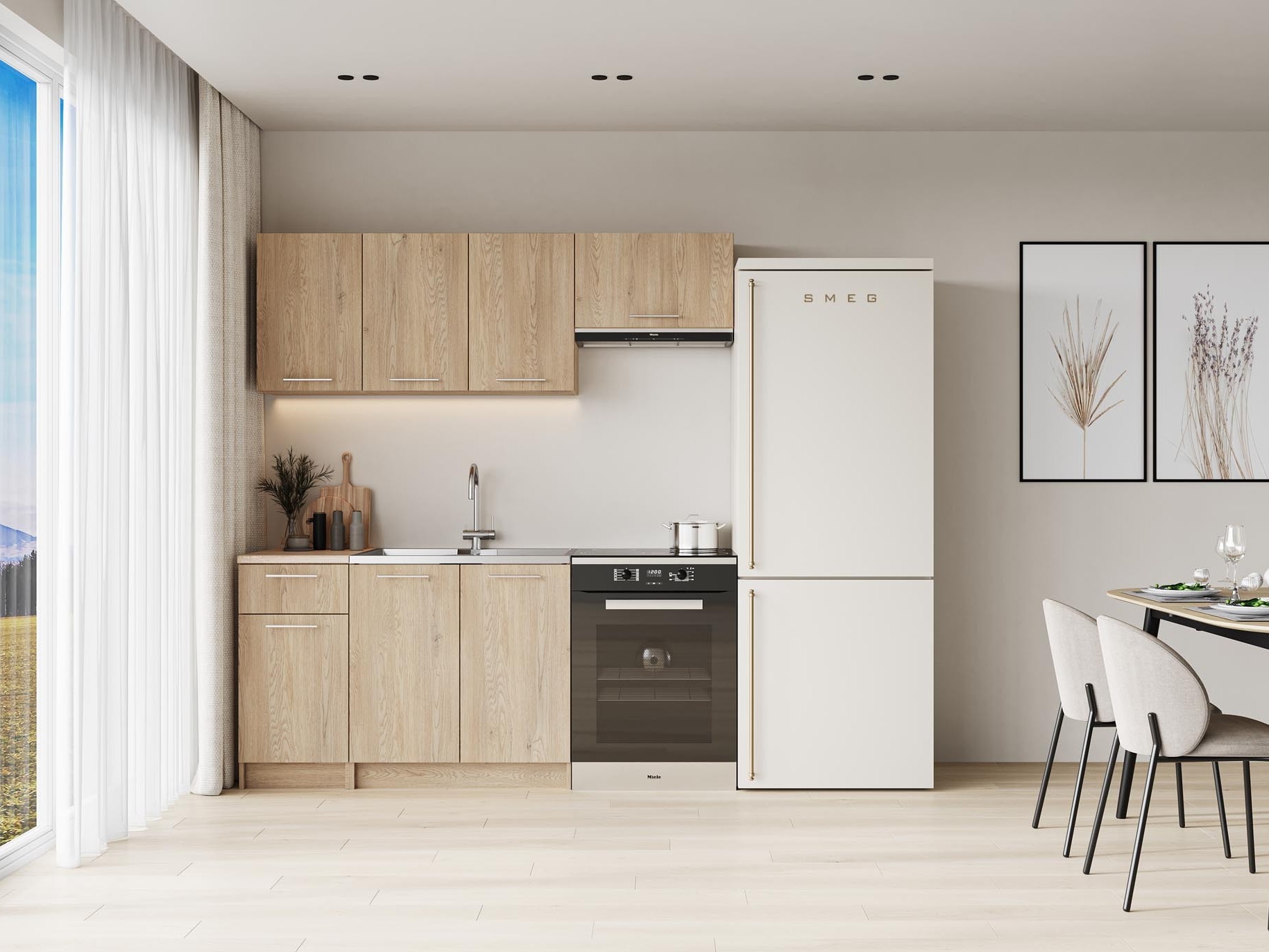 Kuhinjski blok Houston 2164 (Cremona hrast)
