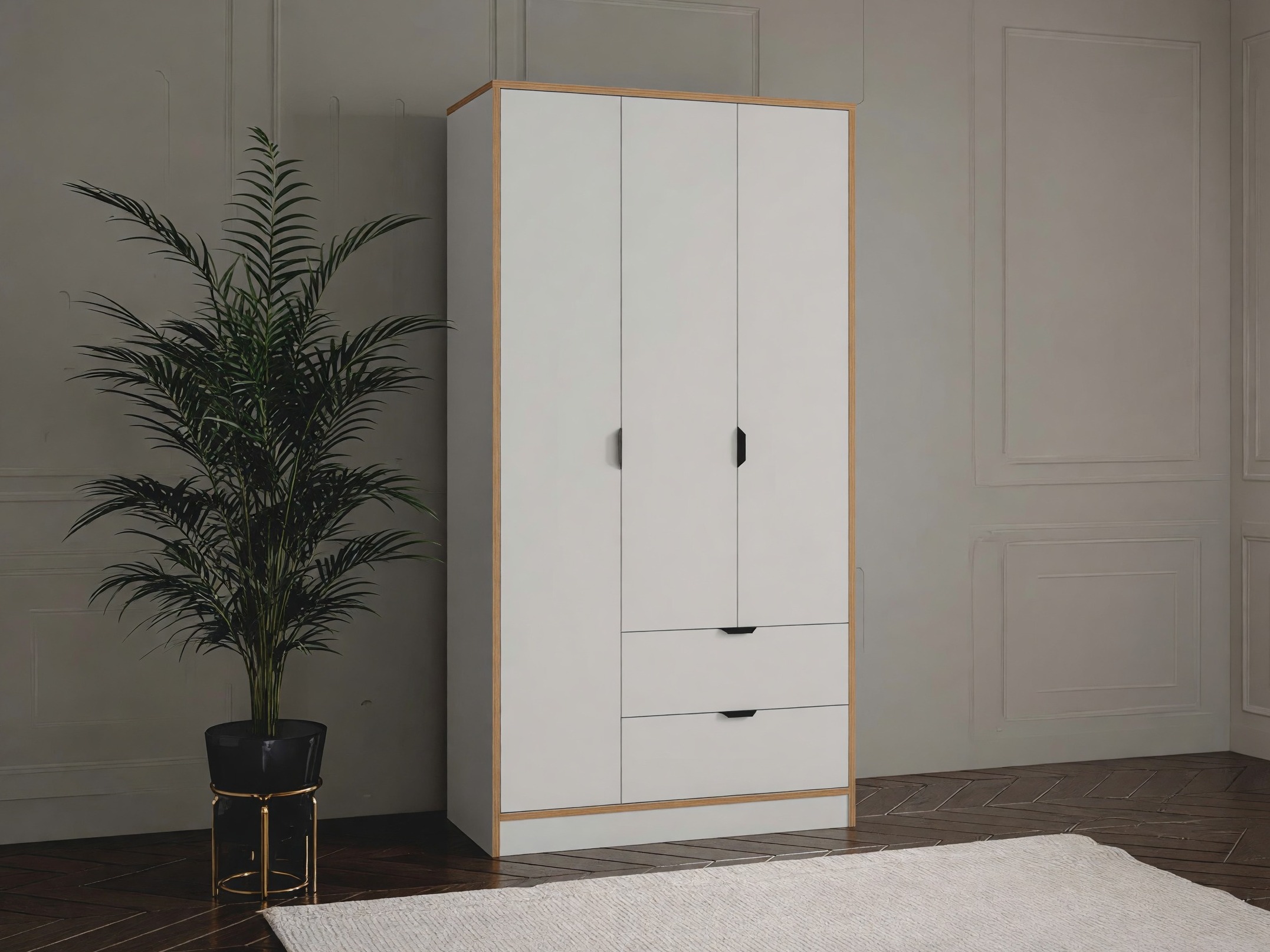 Garderobna omara Elbtalu 104 (Bela)