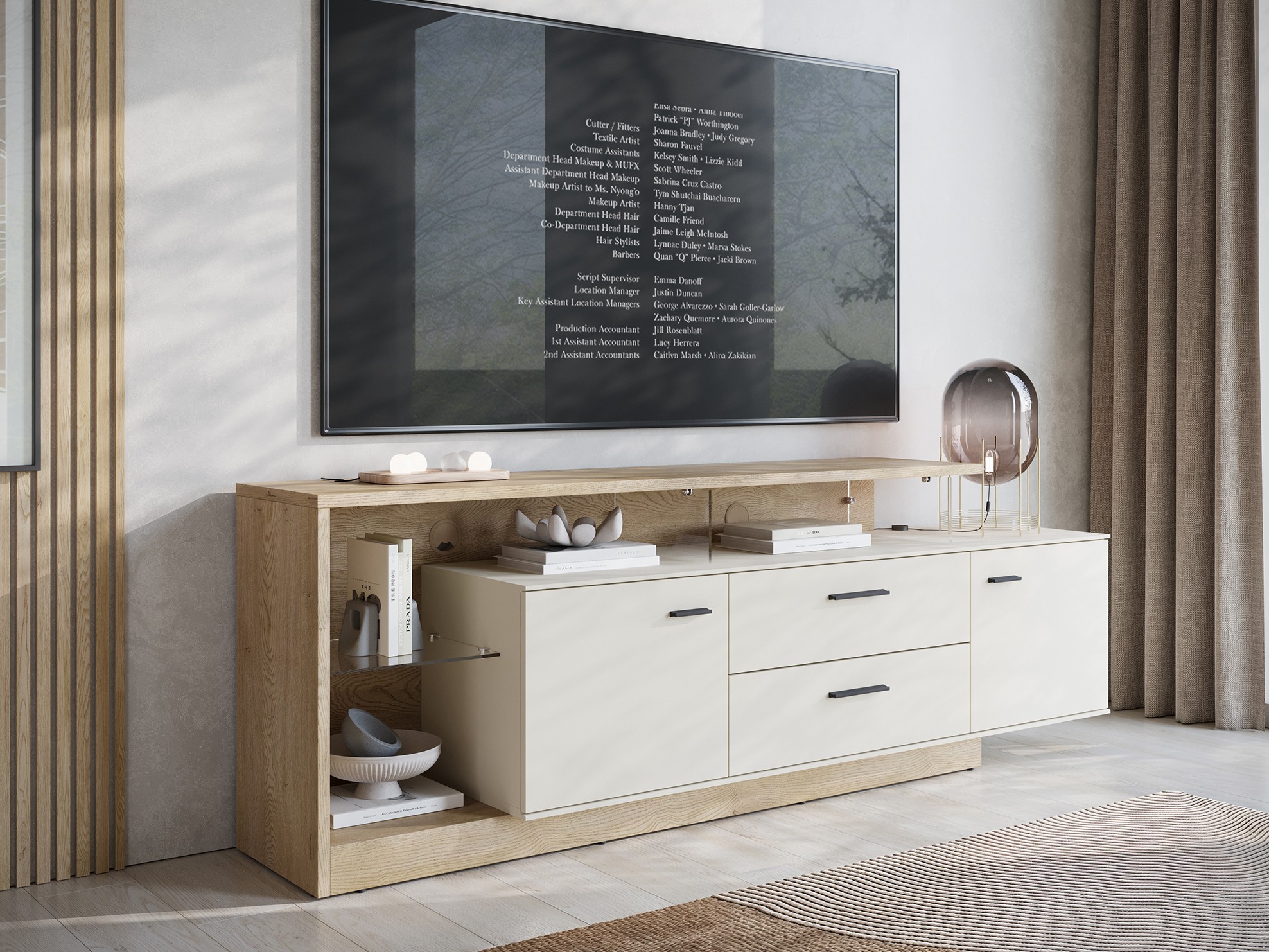 TV-omarica Avicoro 106 (Sonoma hrast + Kašmir)