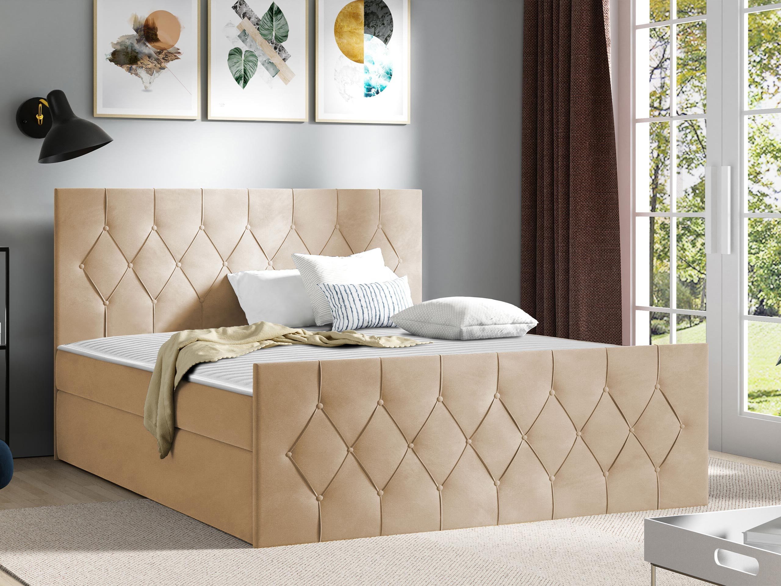 Boxspring postelja Hortulus II (Mikrofaza 05)
