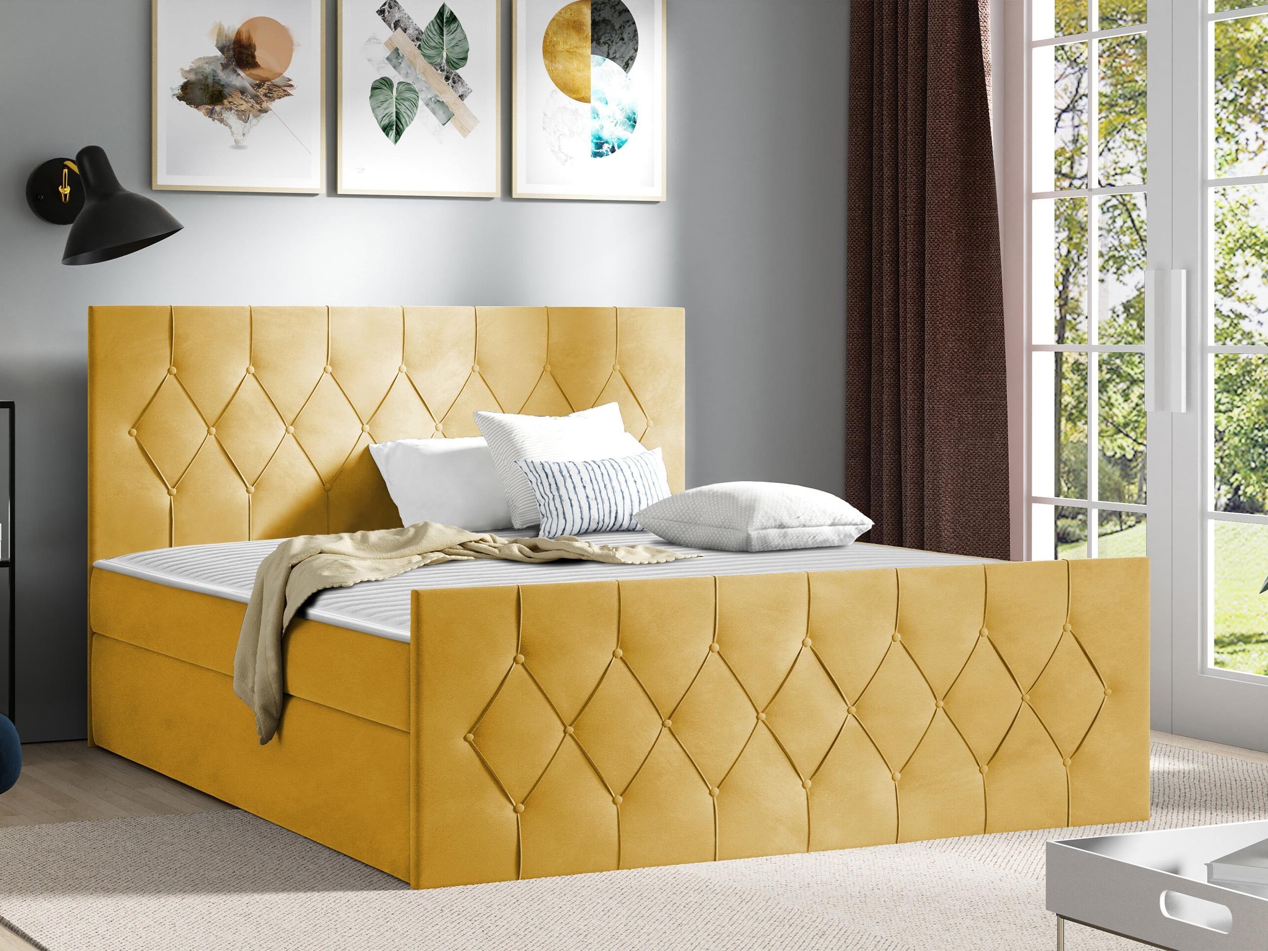 Boxspring postelja Hortulus II (Mikrofaza 07)