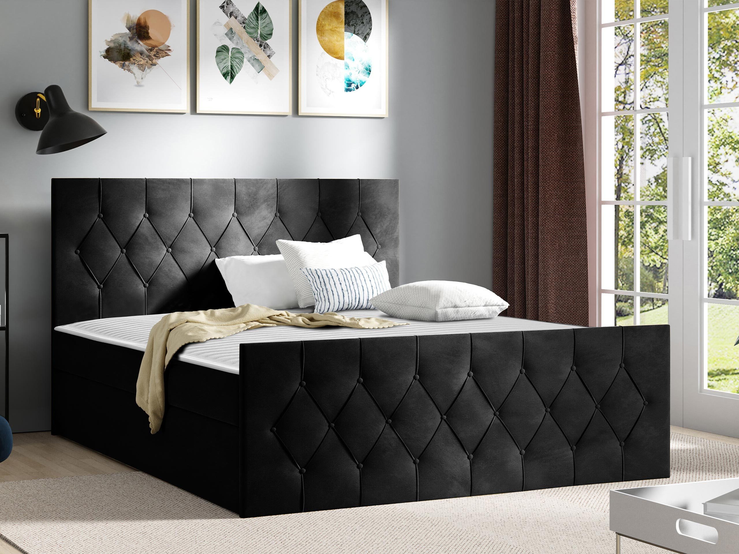Boxspring postelja Hortulus II (Mikrofaza 15)