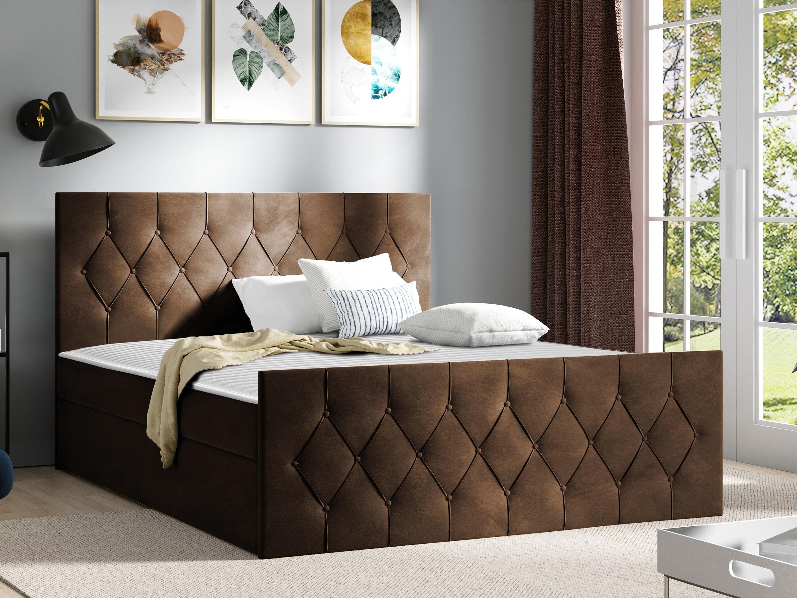 Boxspring postelja Hortulus II (Mikrofaza 20)