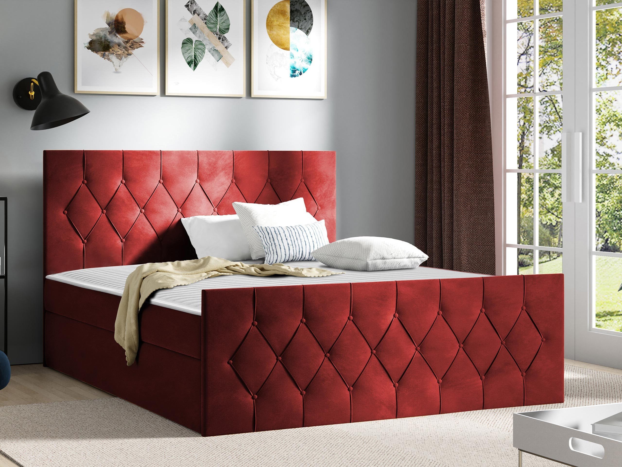 Boxspring postelja Hortulus II (Mikrofaza 34)