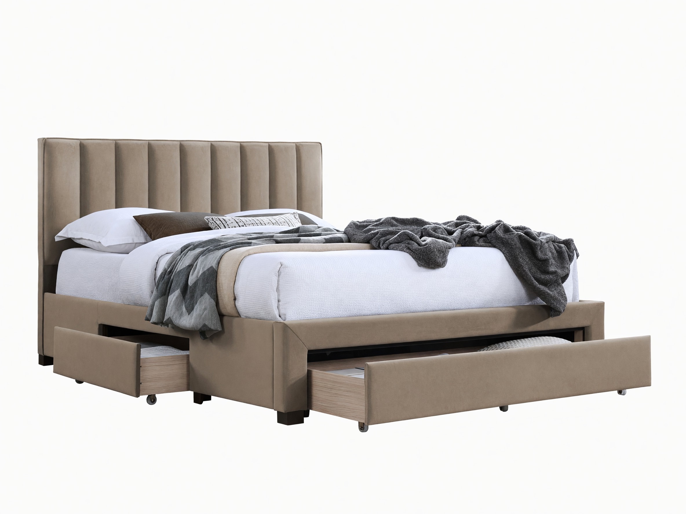 Postelja Houston Fides (Taupe)