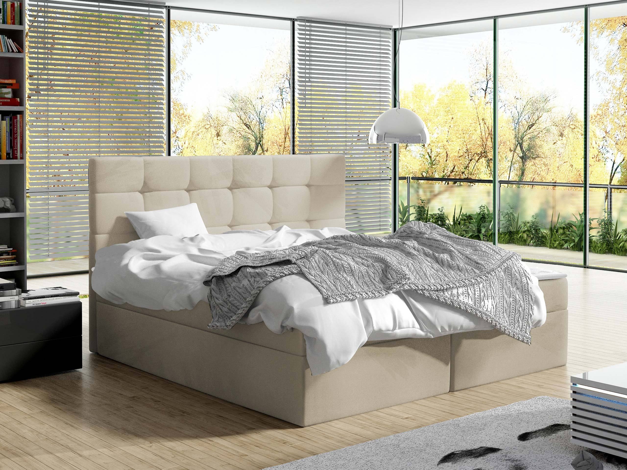 Boxspring postelja Comfivo Osculum I (Manila 02)