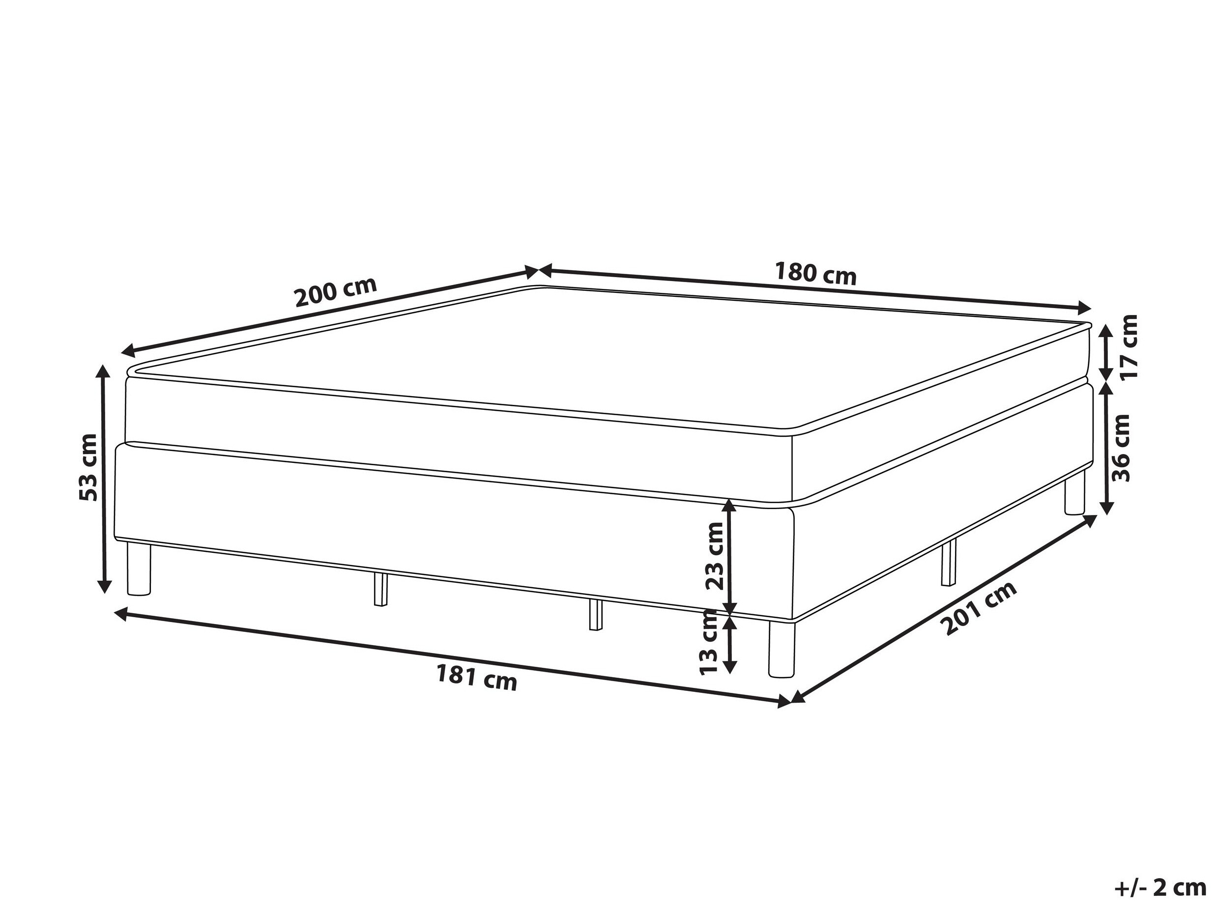 Boxspring postelja Berwyn 3367 (Bež)