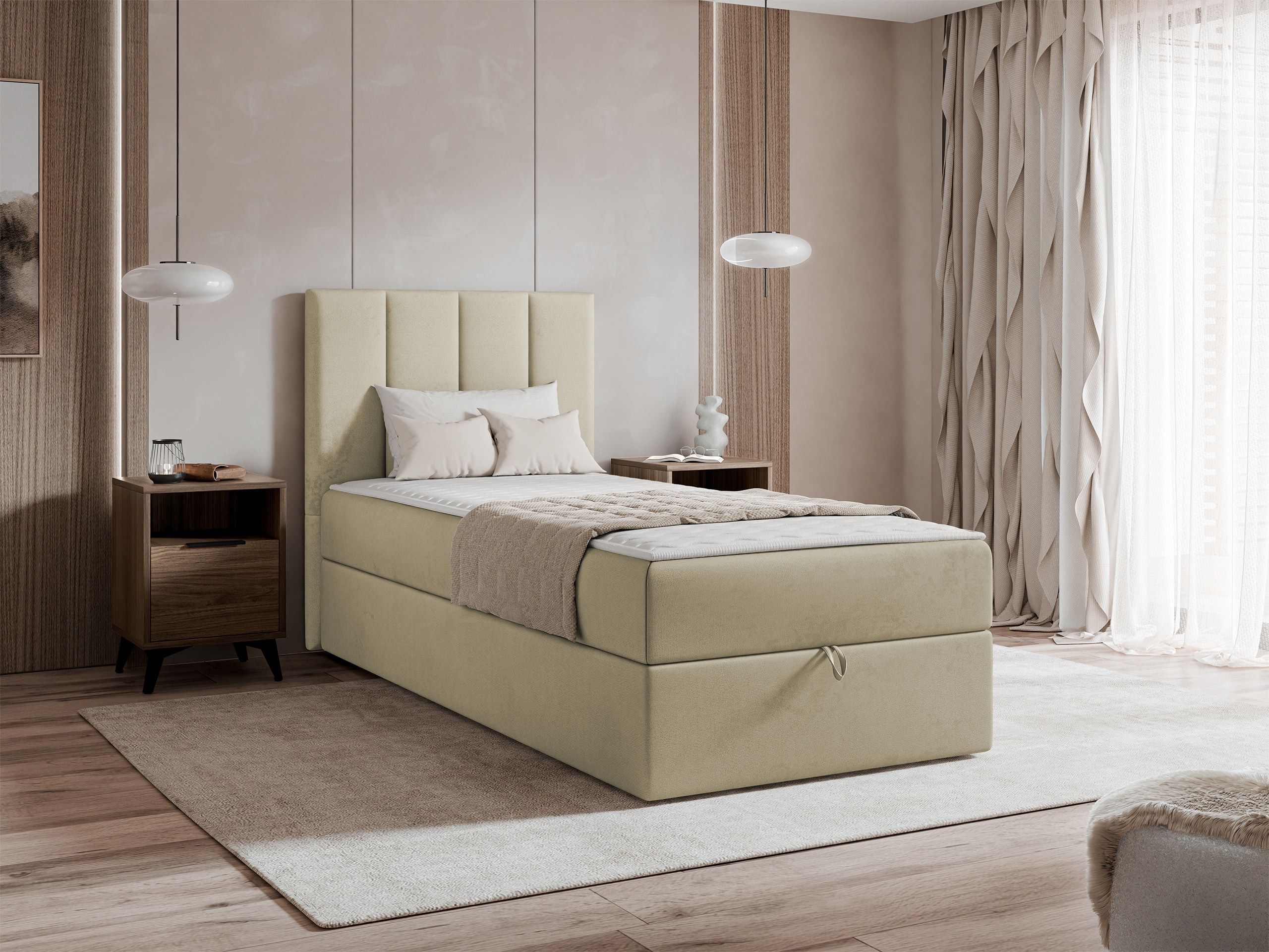 Boxspring postelja Oppidum I (Polo 872)