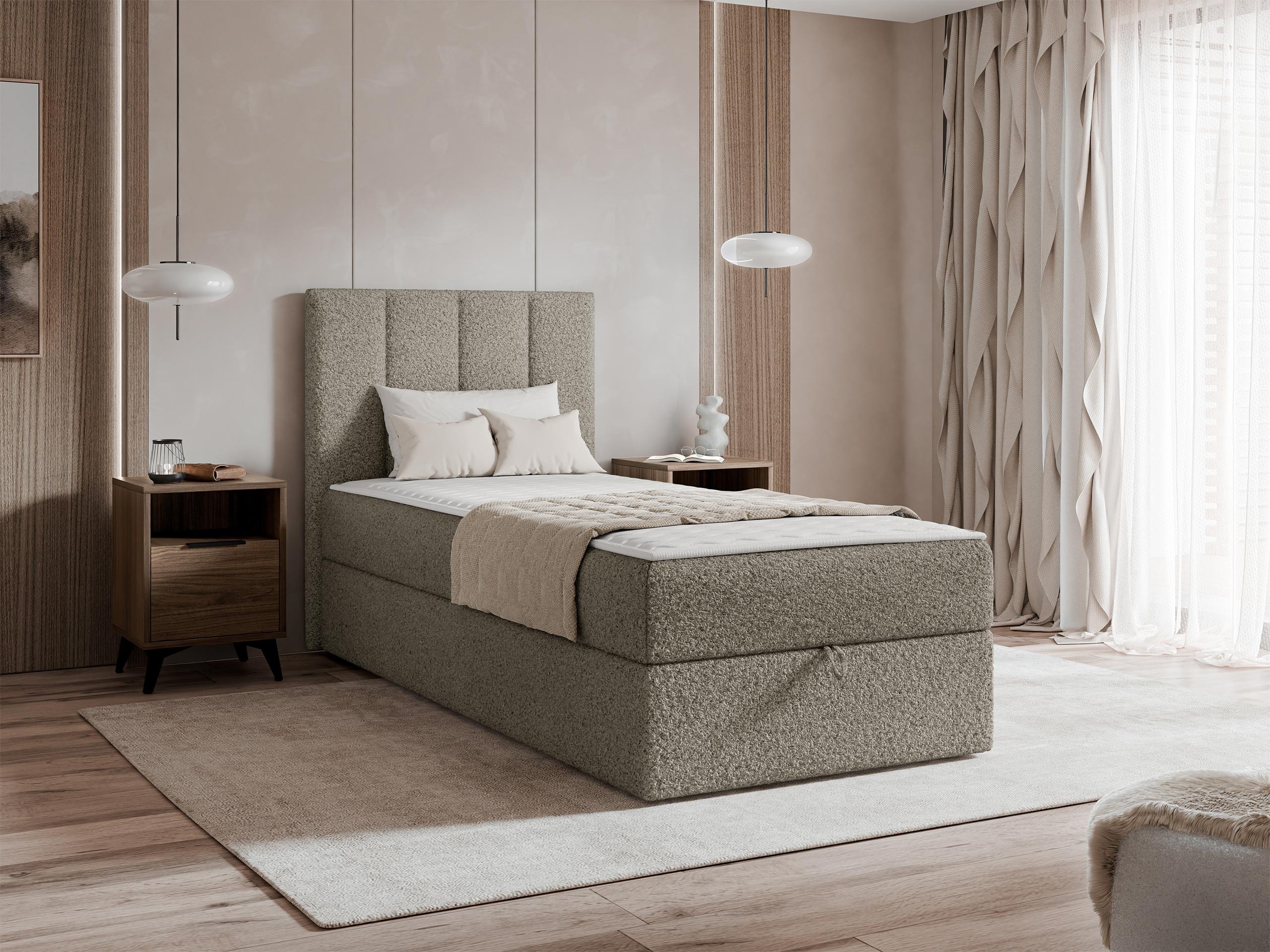 Boxspring postelja Oppidum I (Lambi 03)