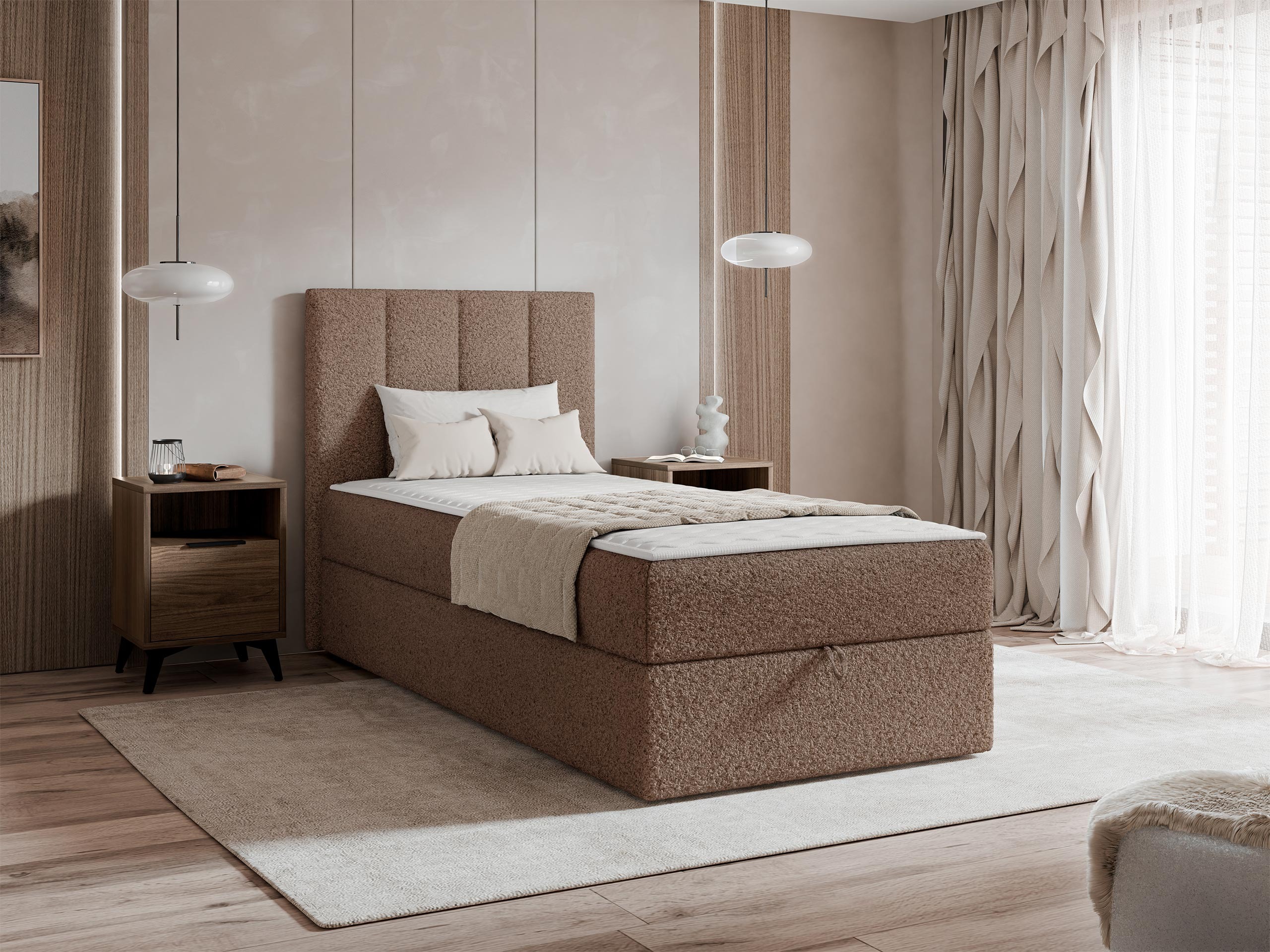 Boxspring postelja Oppidum I (Lambi 04)