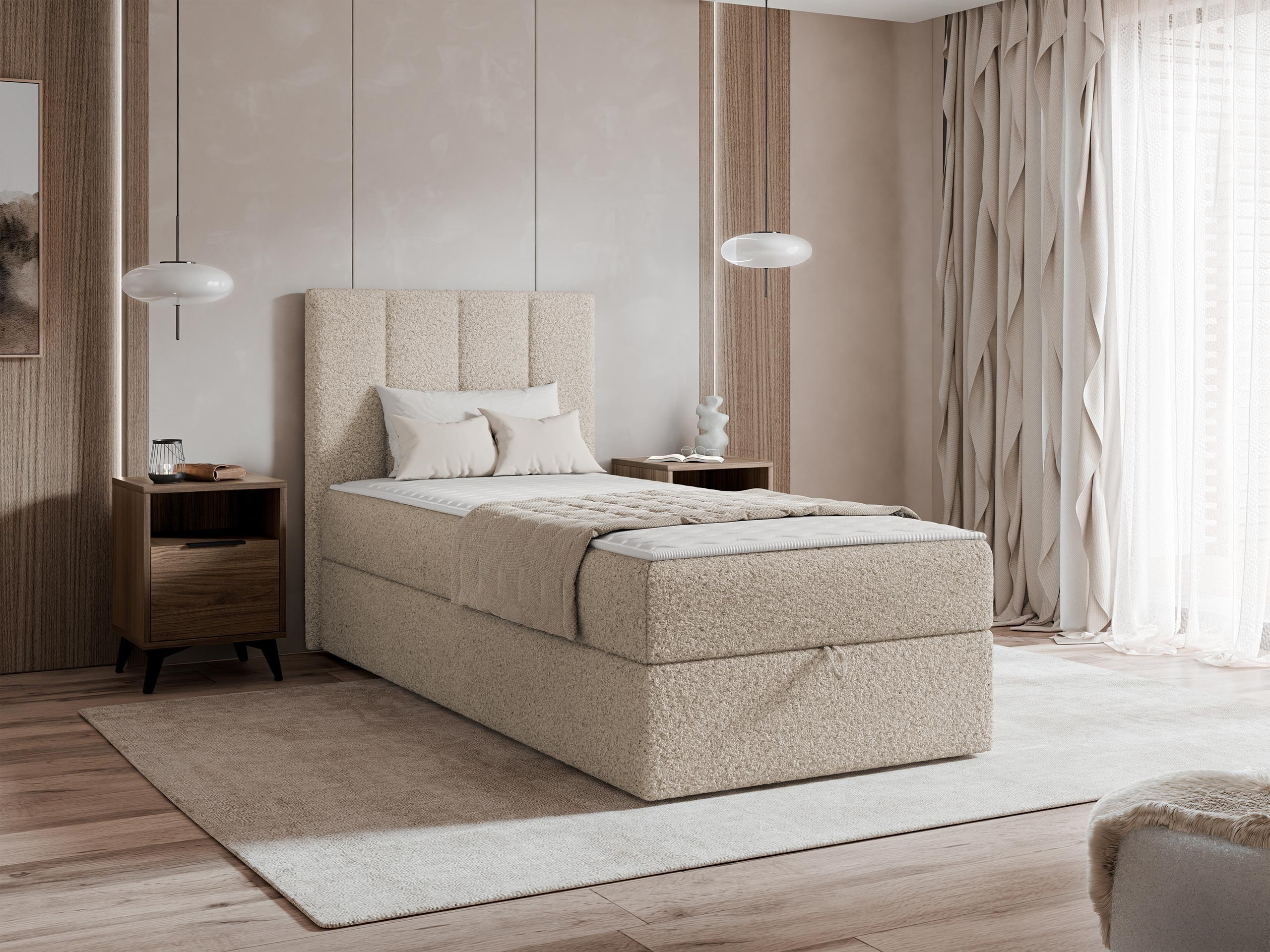 Boxspring postelja Oppidum I (Lambi 06)