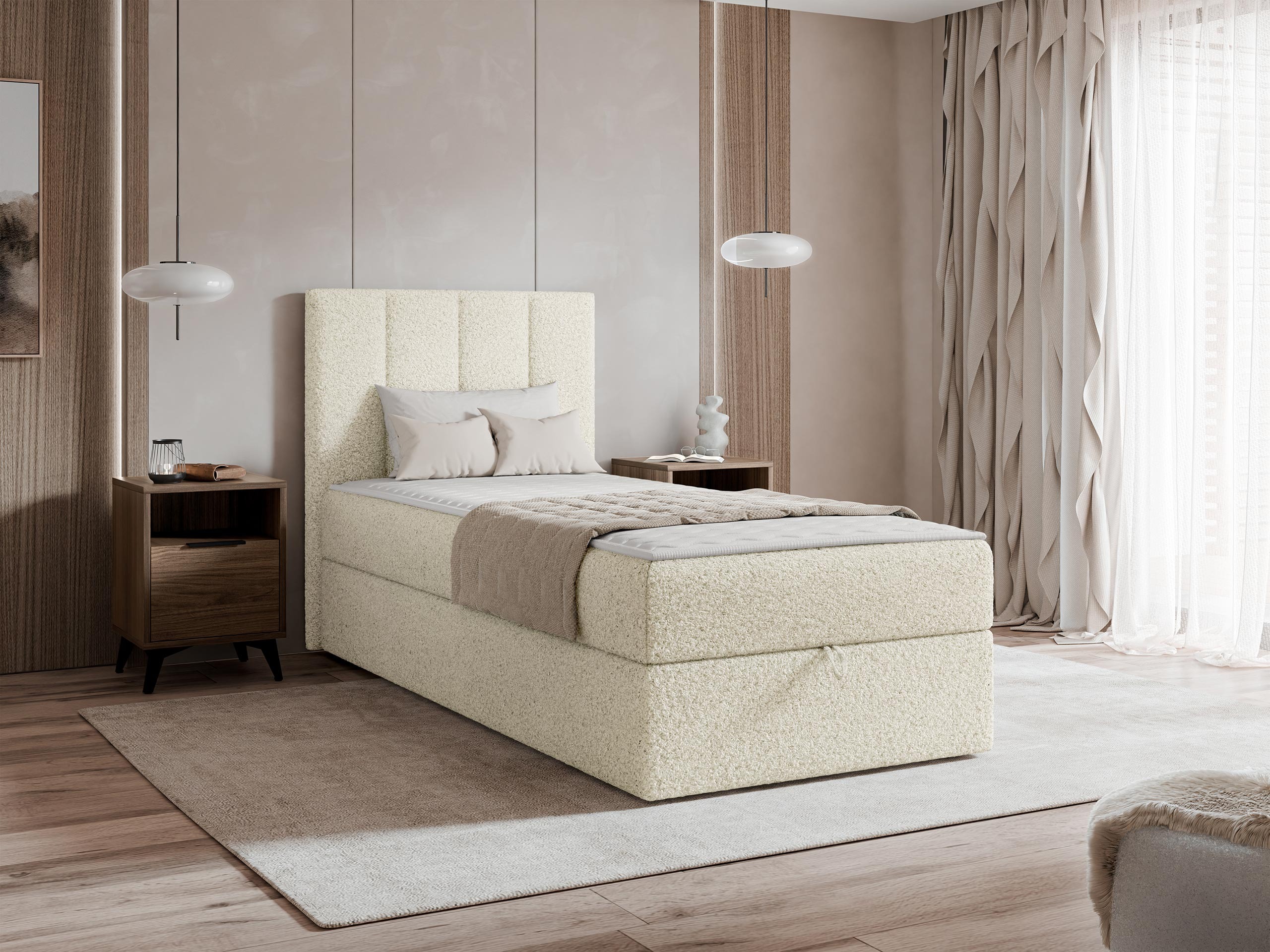 Boxspring postelja Oppidum I (Lambi 08)