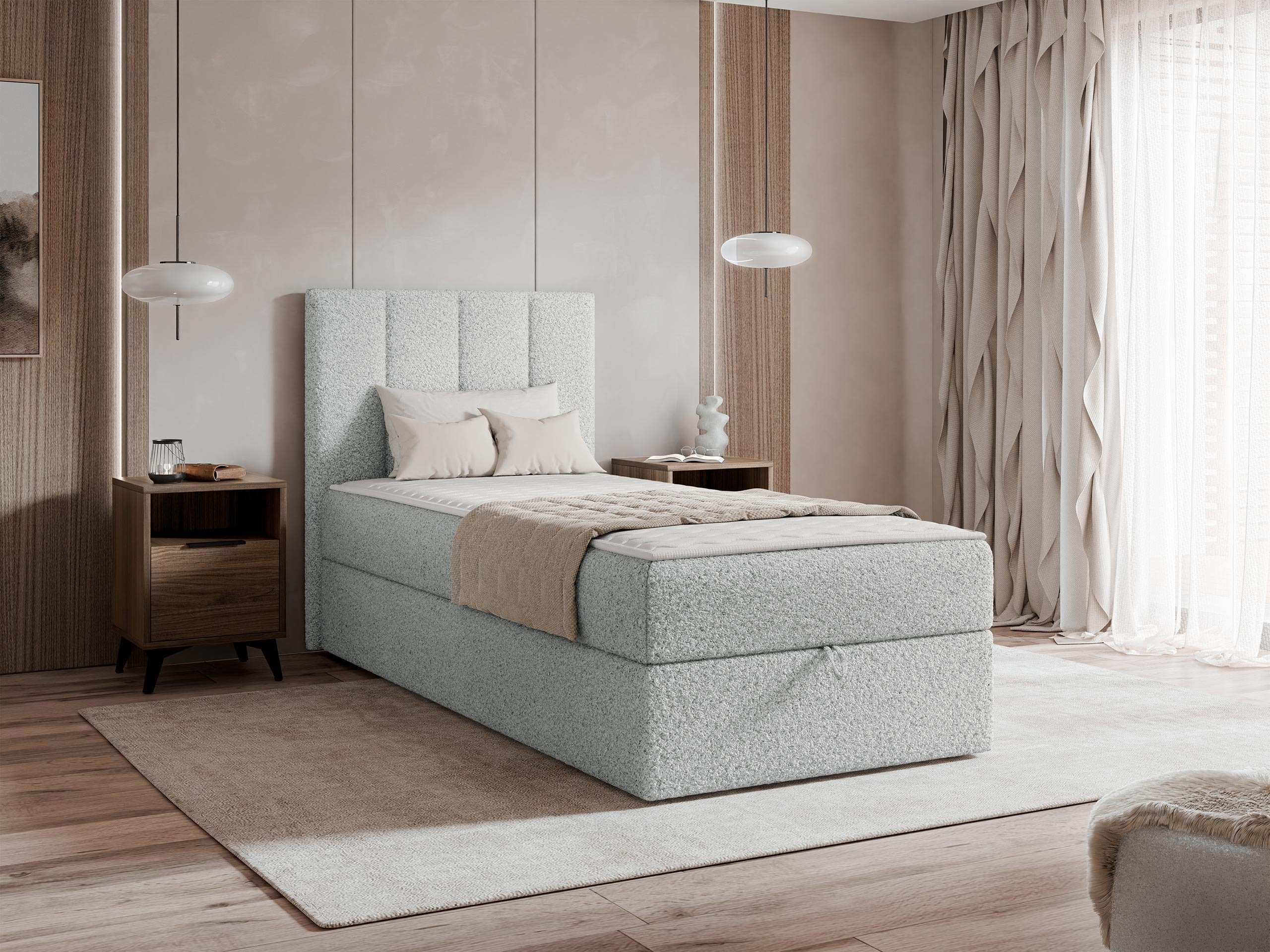 Boxspring postelja Oppidum I (Lambi 11)