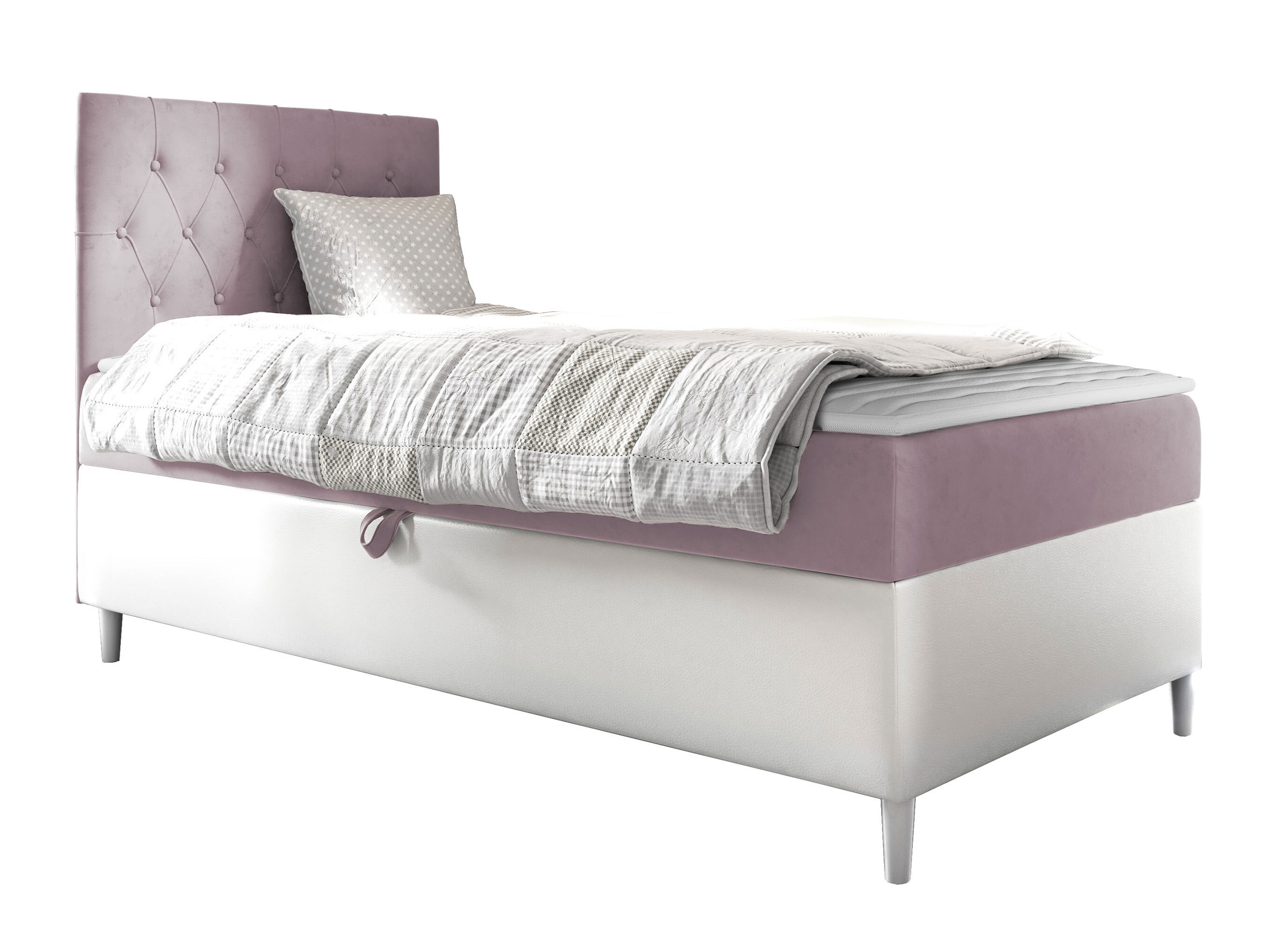 Boxspring postelja Lucus VII (Soft 017 + Fresh 9)