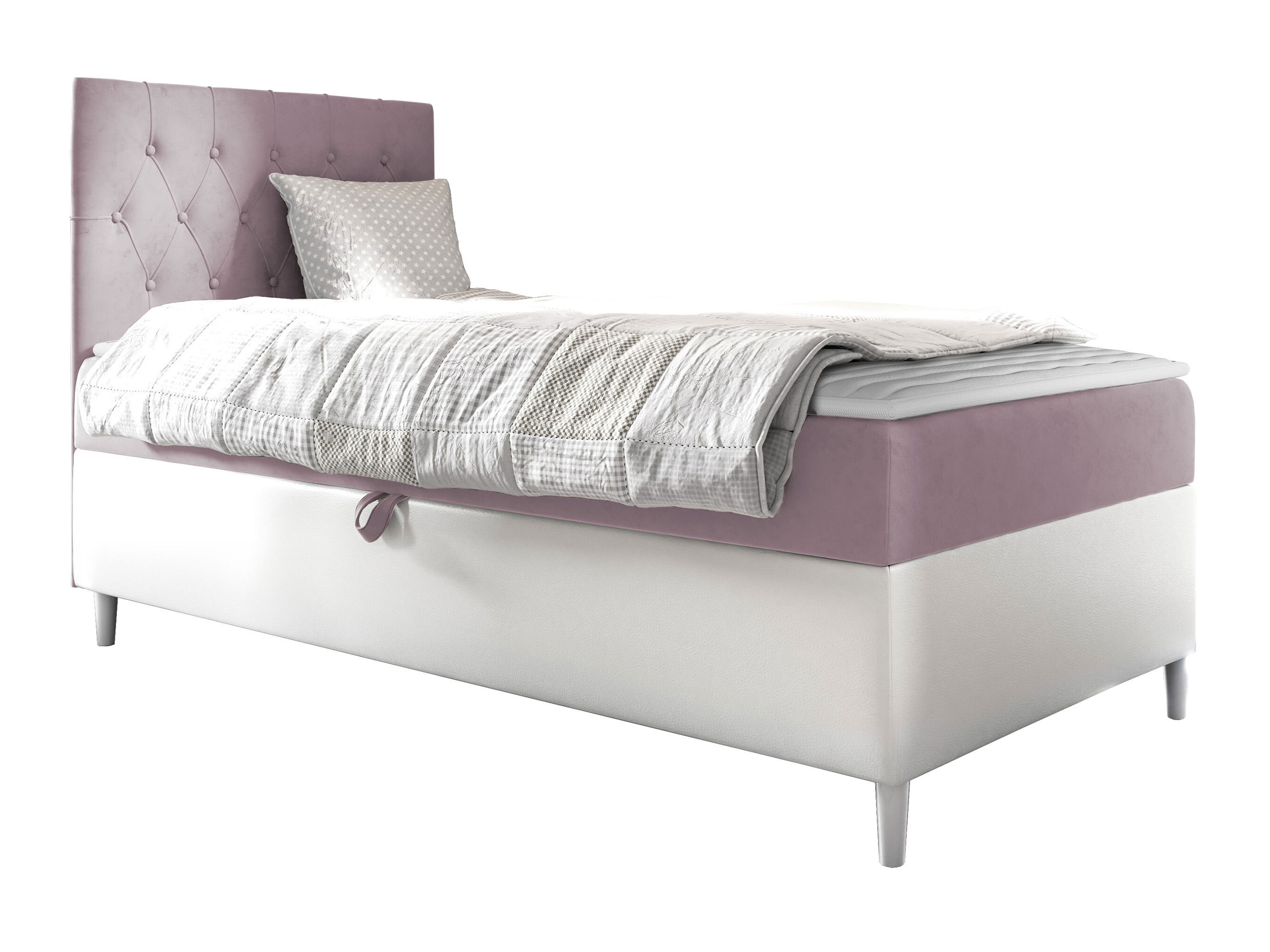 Boxspring postelja Lucus VII (Soft 017 + Fresh 9)