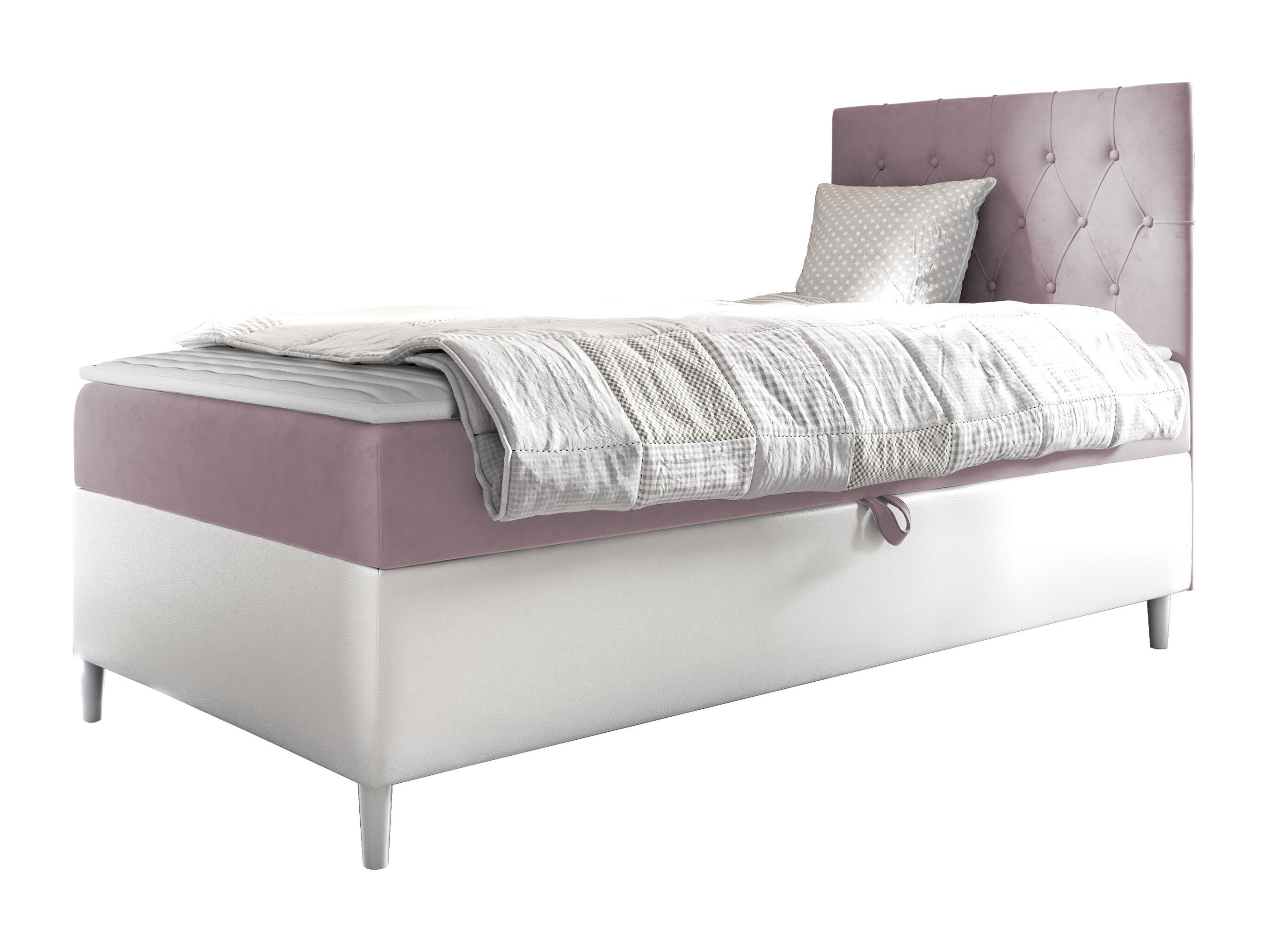 Boxspring postelja Lucus VII (Soft 017 + Fresh 9)