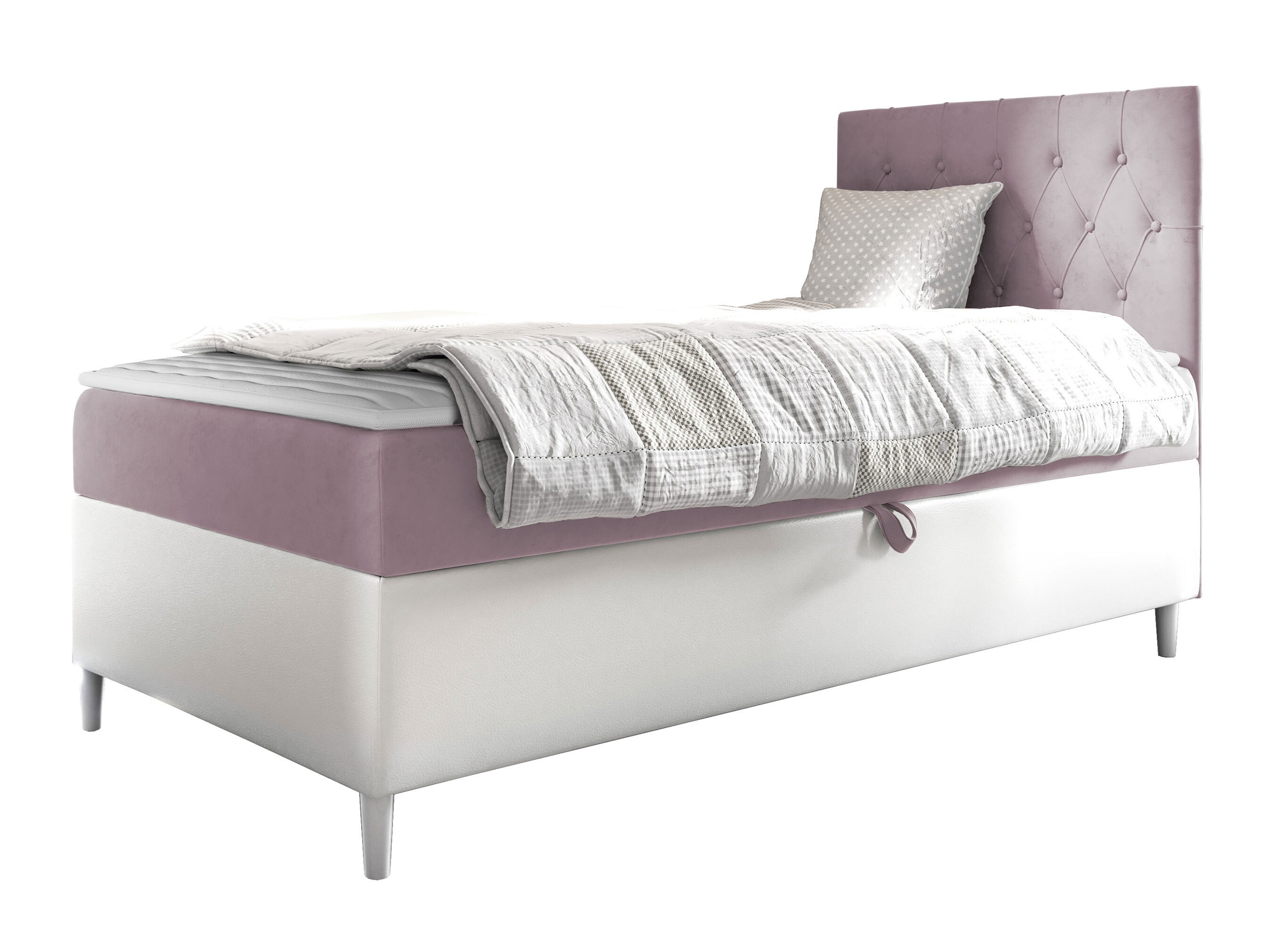 Boxspring postelja Lucus VII (Soft 017 + Fresh 9)